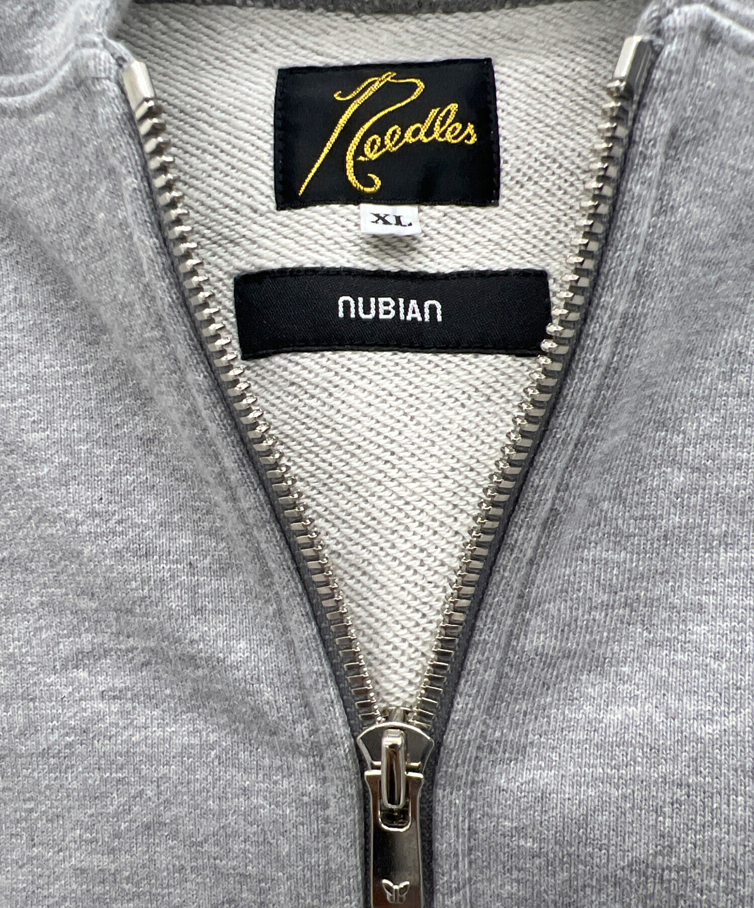 中古・古着通販】Needles (ニードルズ) ジップパーカー グレー サイズ