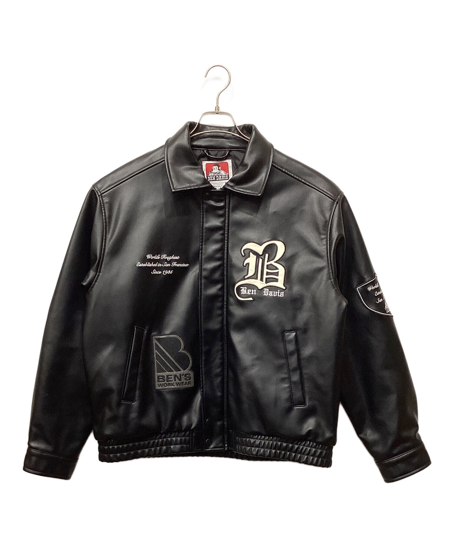 中古・古着通販】BEN DAVIS (ベンデイビス) フェイクレザージャケット