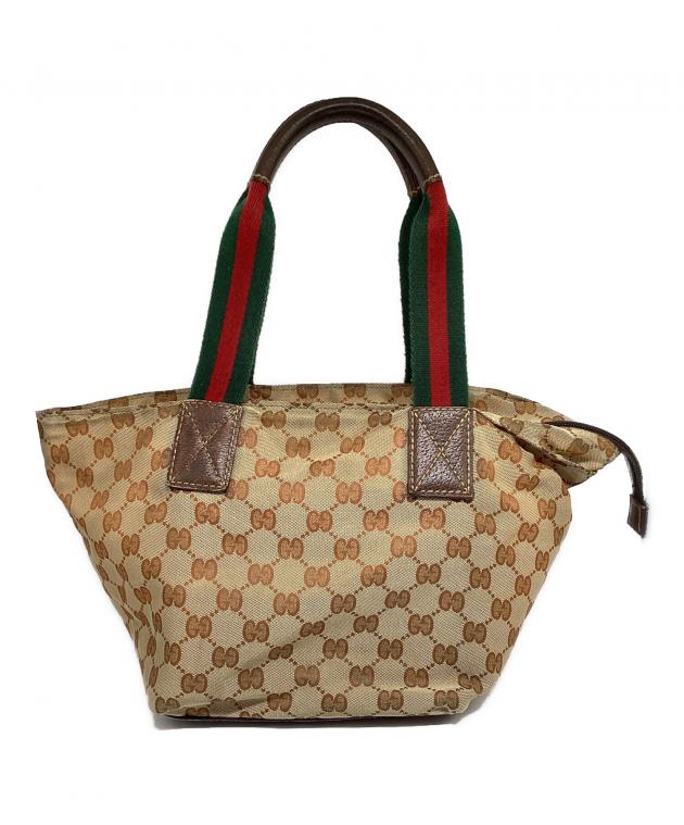 中古・古着通販】GUCCI (グッチ) ハンドバッグ GGキャンバス｜ブランド