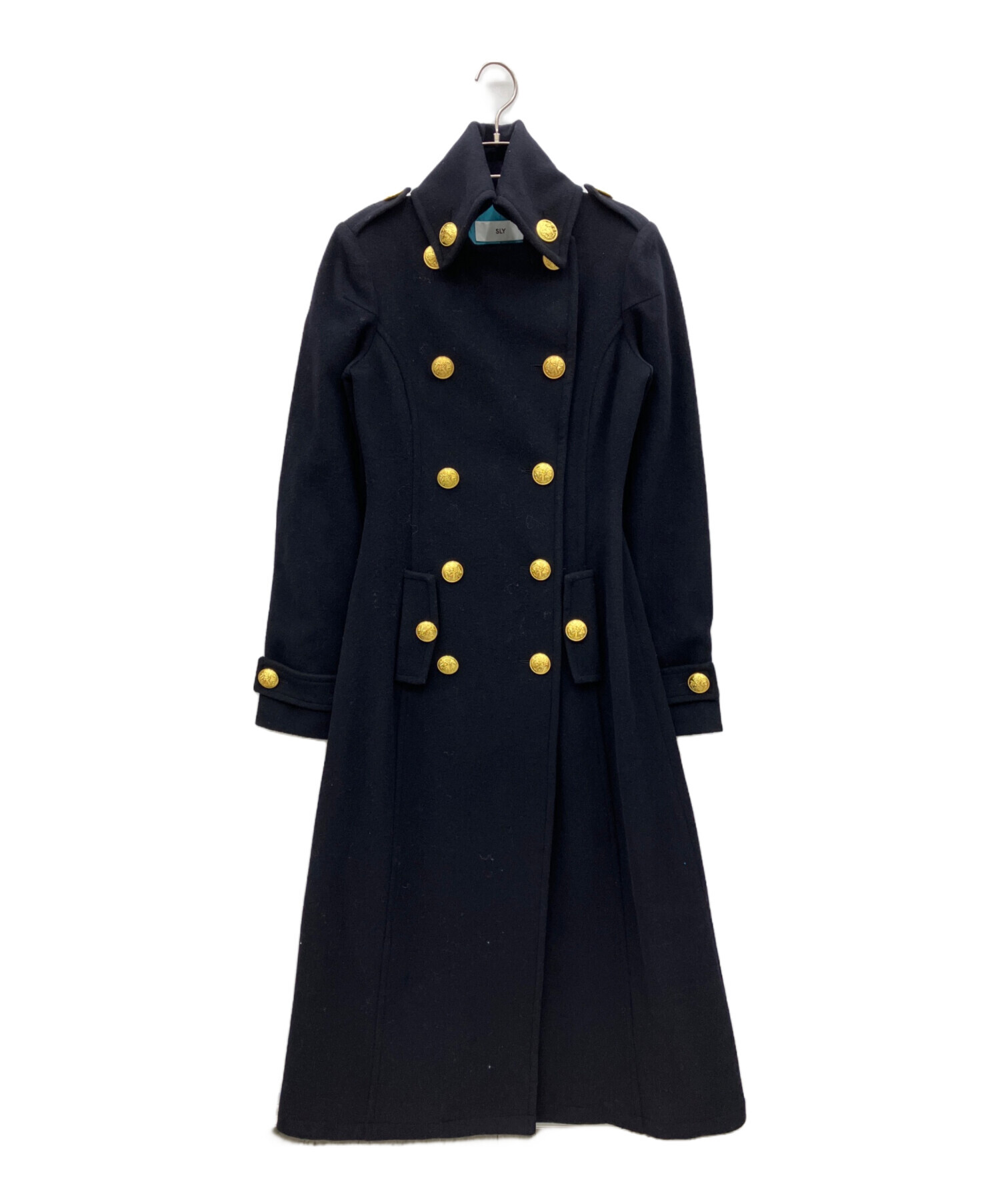 中古・古着通販】SLY (スライ) 復刻版ベビドンコート ダブル ネイビー