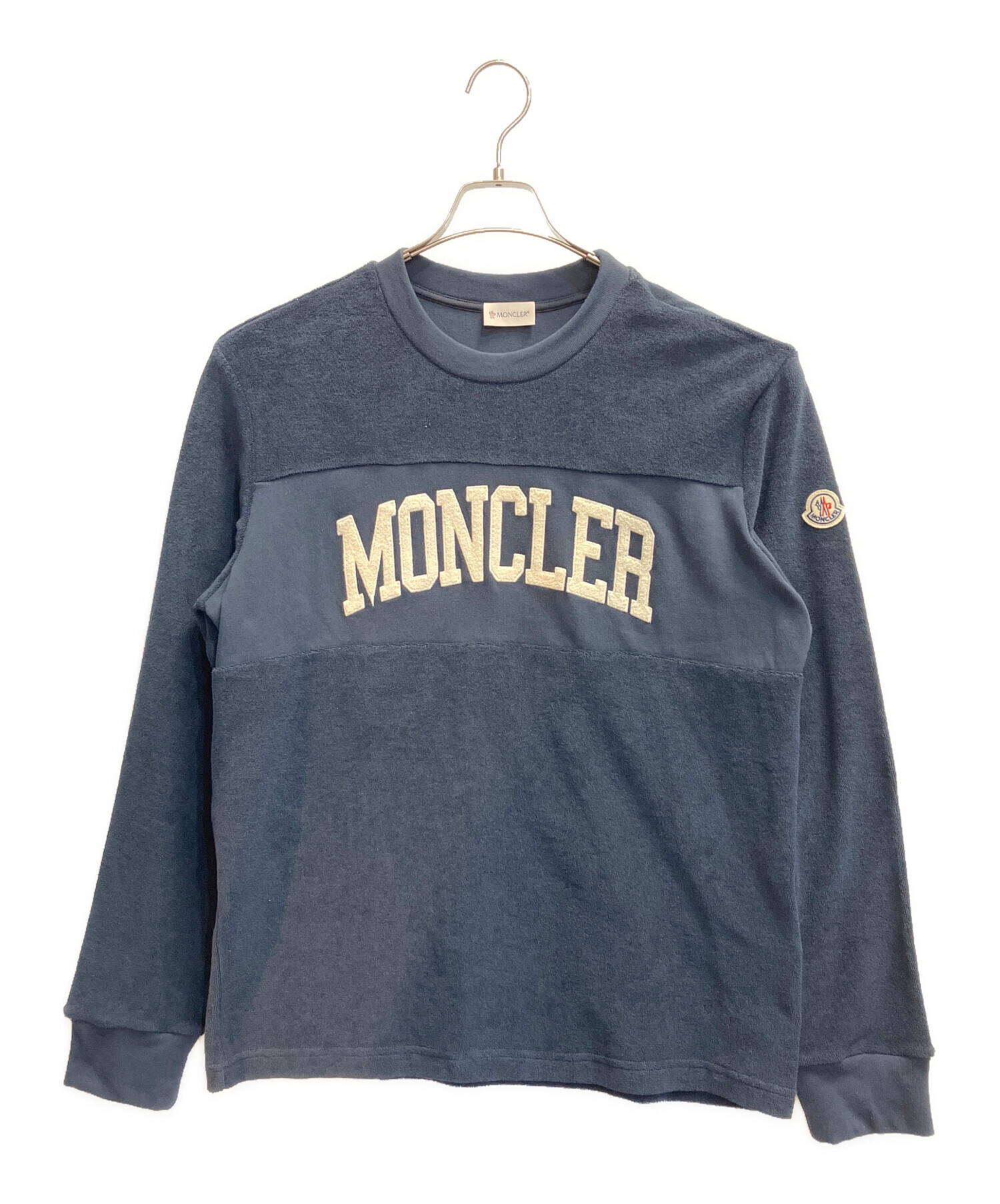中古・古着通販】MONCLER (モンクレール) パイルロゴスウェット