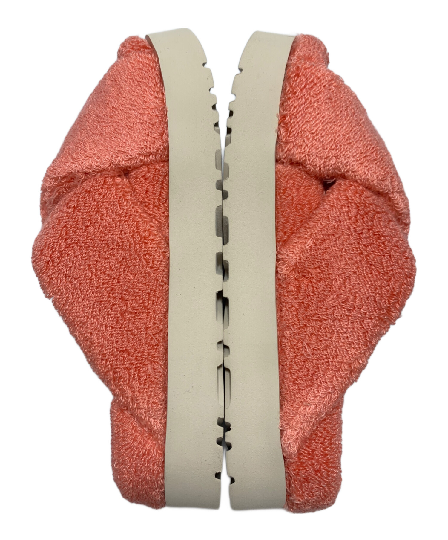 中古・古着通販】UGG (アグ) ファーサンダル ピンク サイズ:23