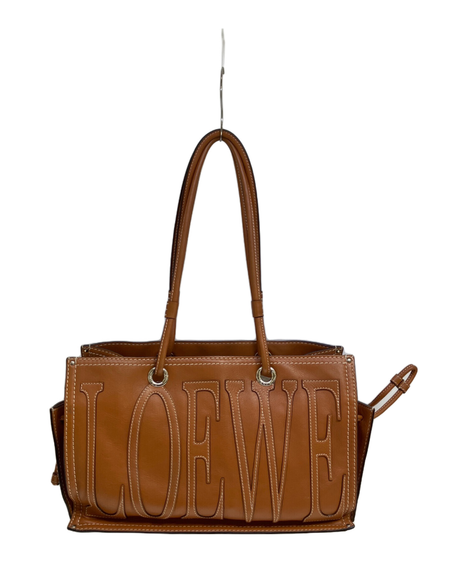 中古・古着通販】LOEWE (ロエベ) ショッパートートバッグ ブラウン
