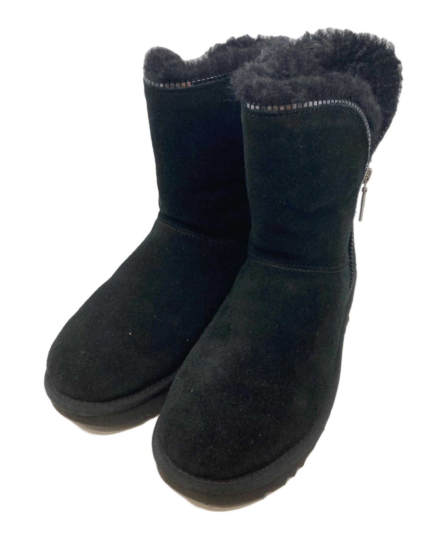 中古・古着通販】UGG (アグ) ムートンブーツ ブラック サイズ:25cm