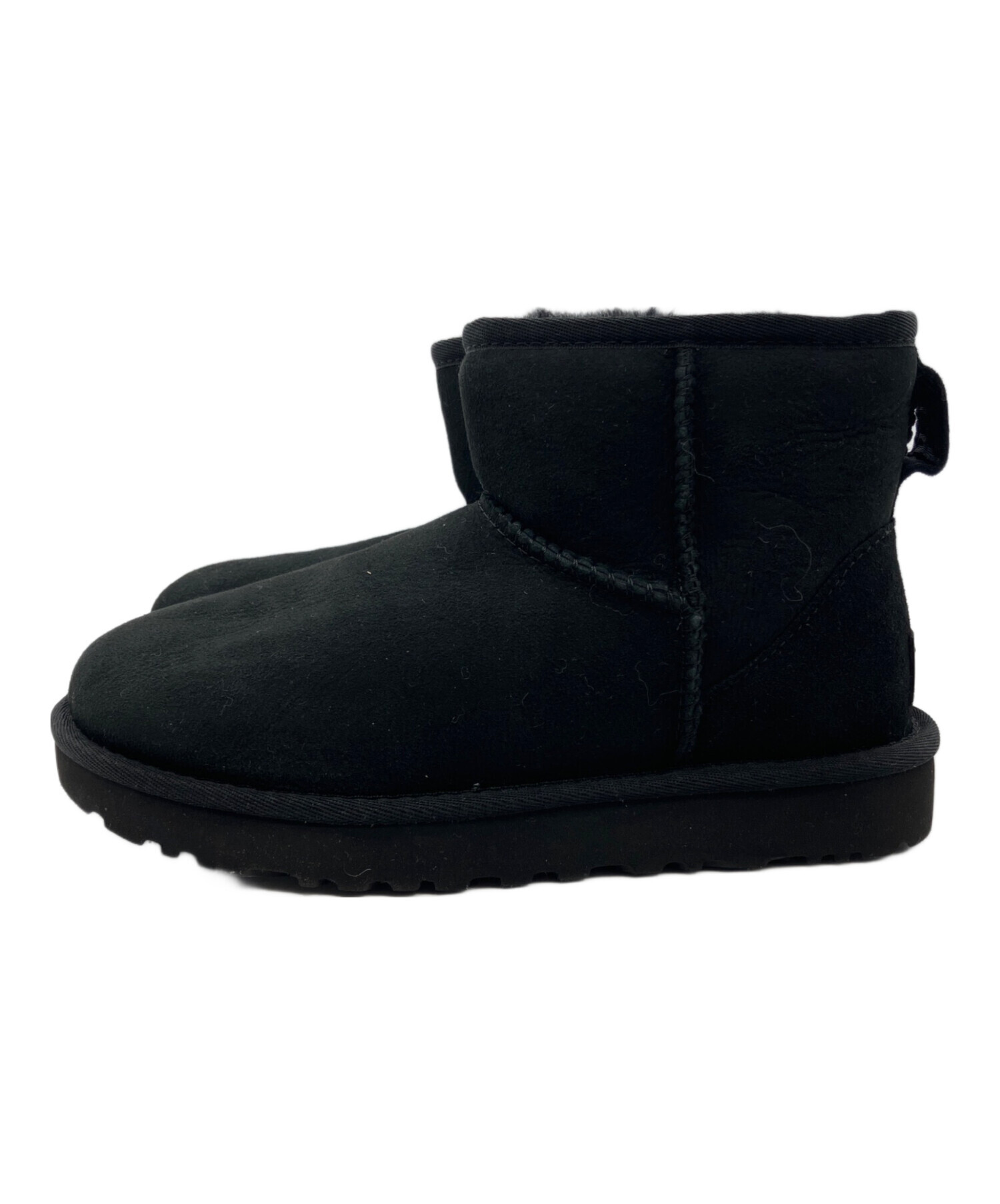 中古・古着通販】UGG (アグ) ムートンブーツ ブラック サイズ:22cm 未