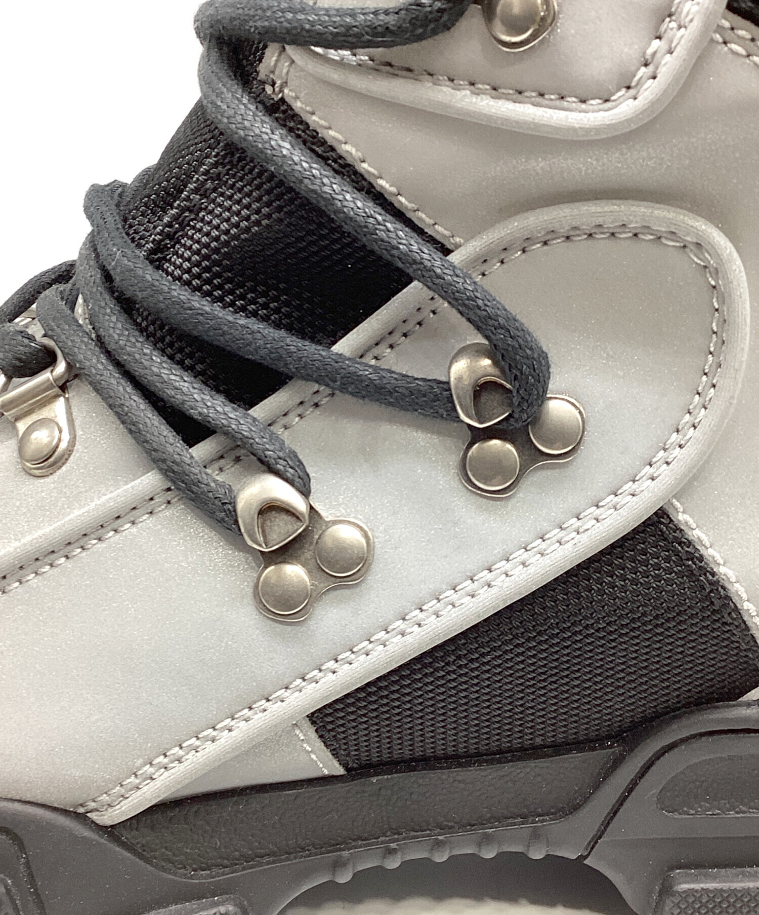 中古・古着通販】GUCCI (グッチ) スノーブーツ グレー サイズ:無し