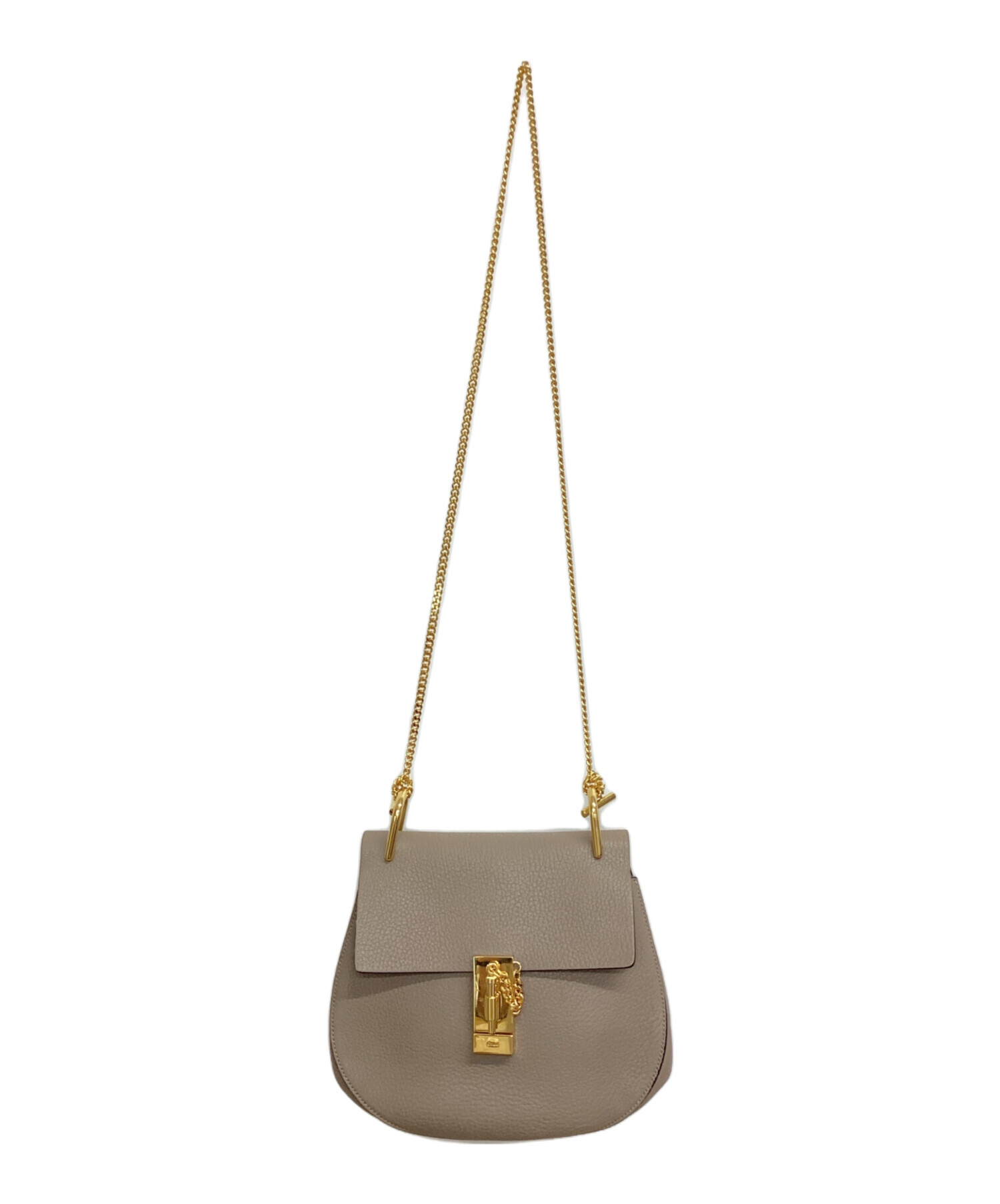 中古・古着通販】Chloe (クロエ) チェーンショルダーバッグ グレー