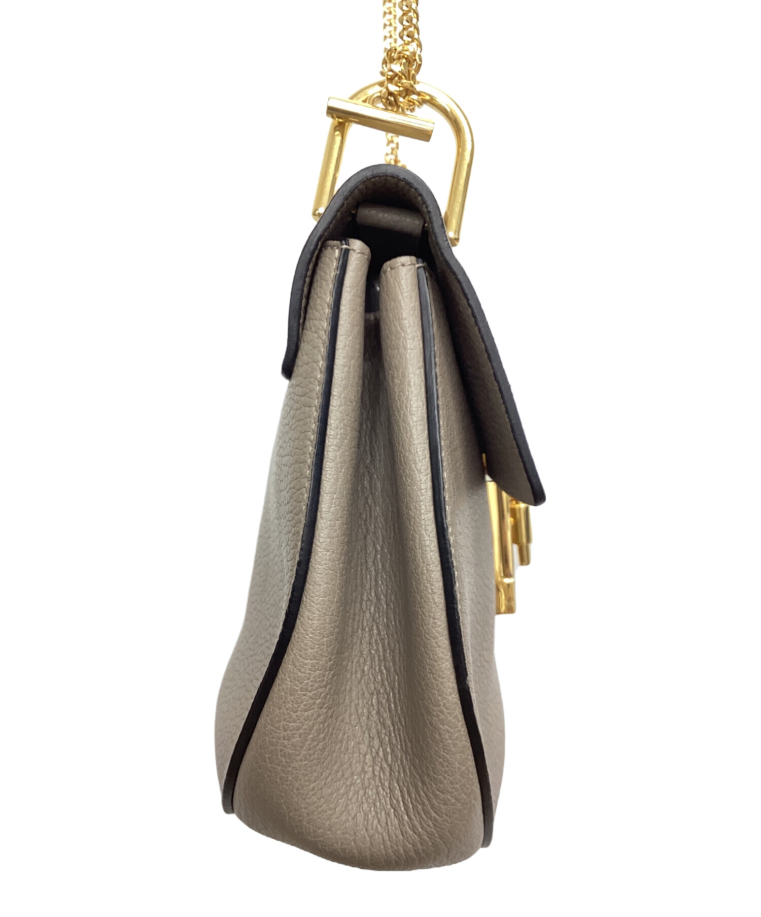 中古・古着通販】Chloe (クロエ) チェーンショルダーバッグ グレー