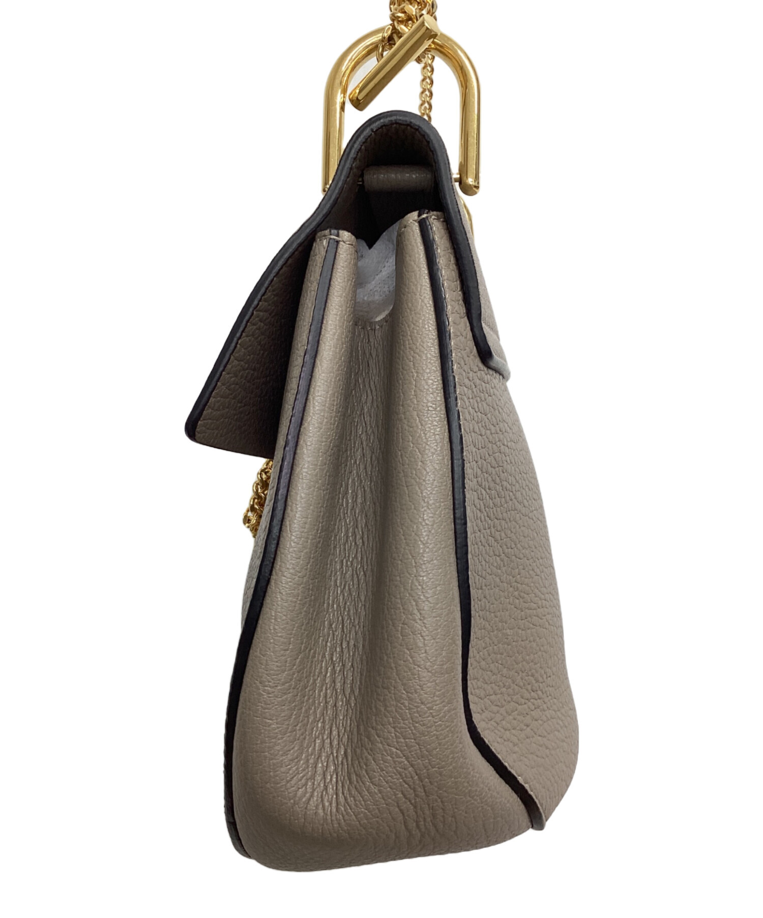 中古・古着通販】Chloe (クロエ) チェーンショルダーバッグ グレー