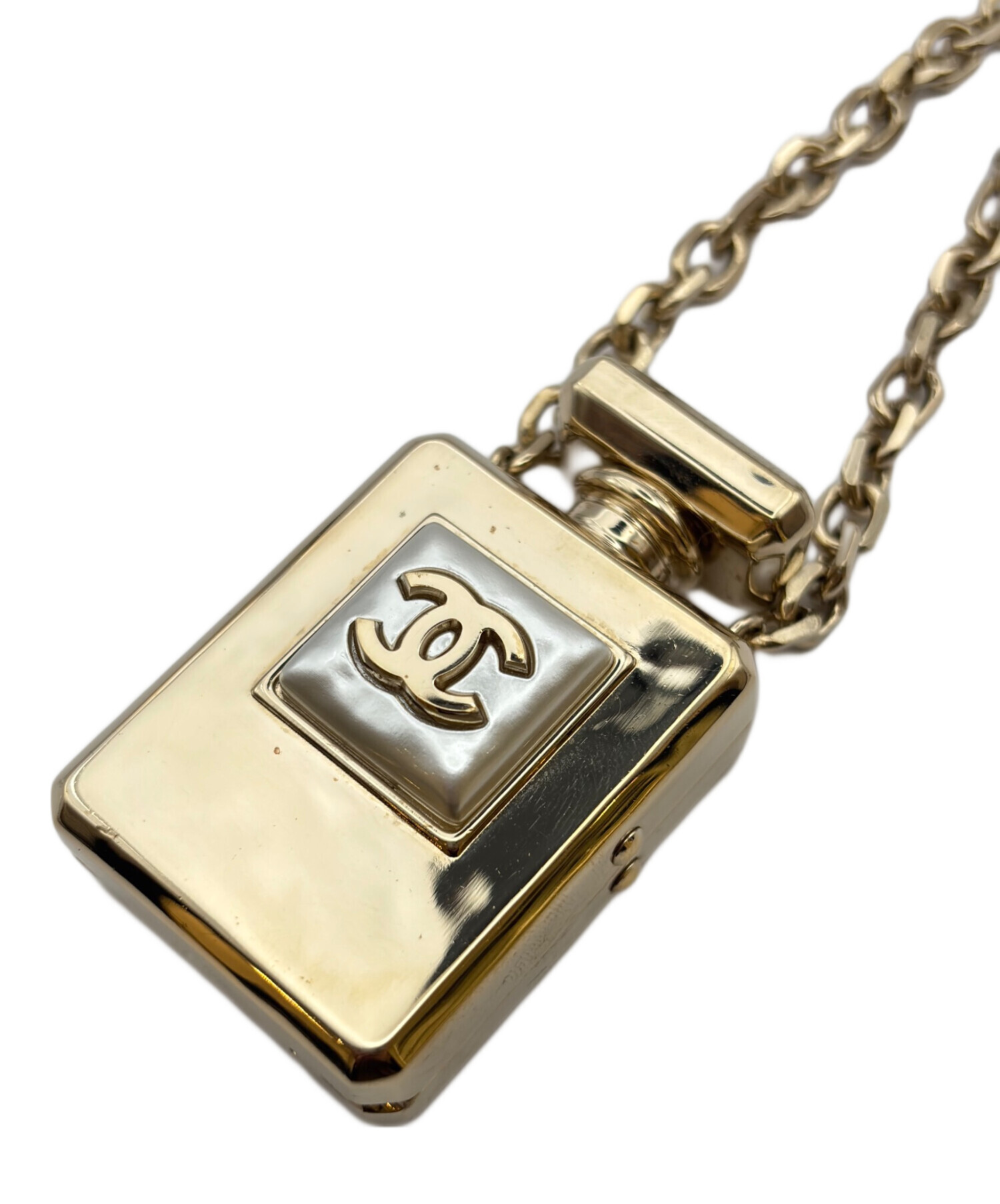 中古・古着通販】CHANEL (シャネル) Coco Mark Perfume Motif Necklace