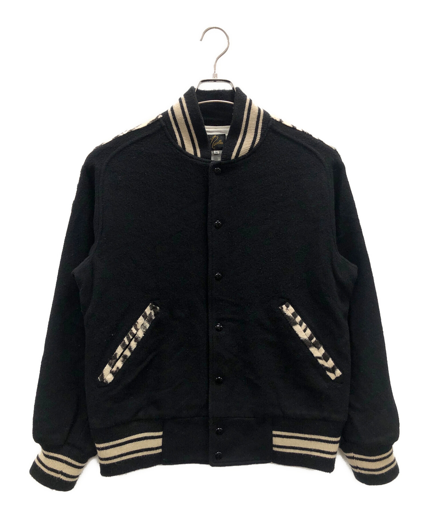 中古・古着通販】Needles (ニードルズ) スタジャン ブラック サイズ:M