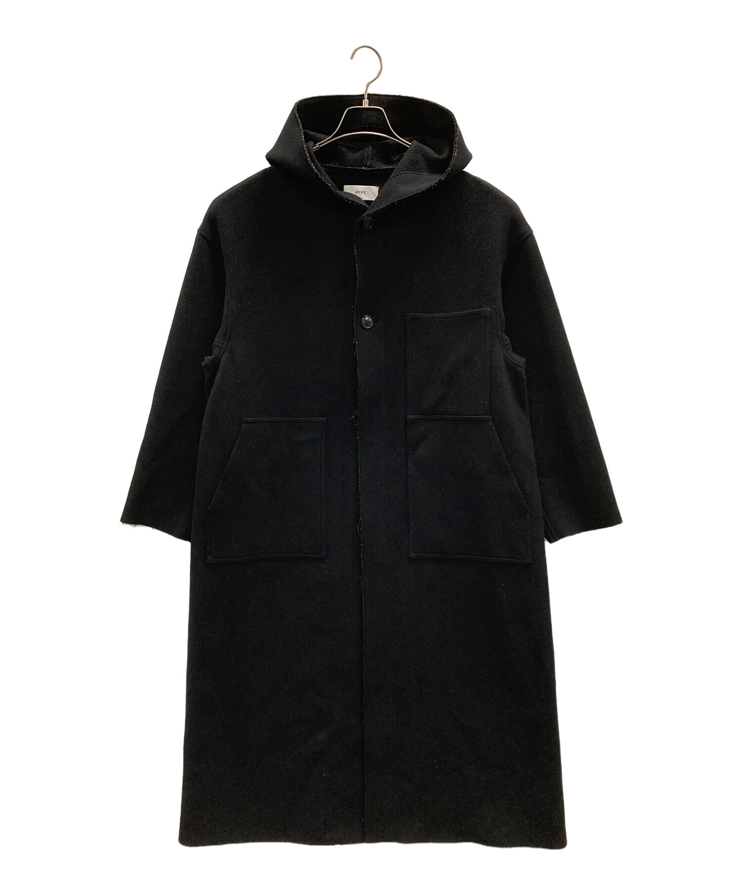 中古・古着通販】HYKE (ハイク) Melton Hooded Work Coat（メルトン