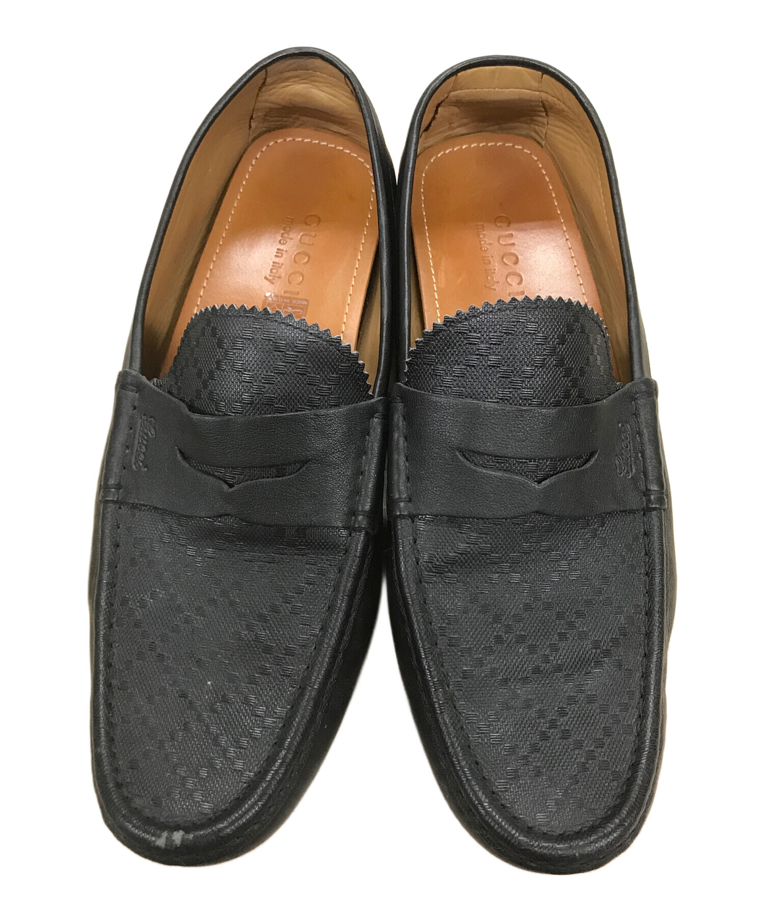 中古・古着通販】GUCCI (グッチ) ドライビングシューズ ブラック