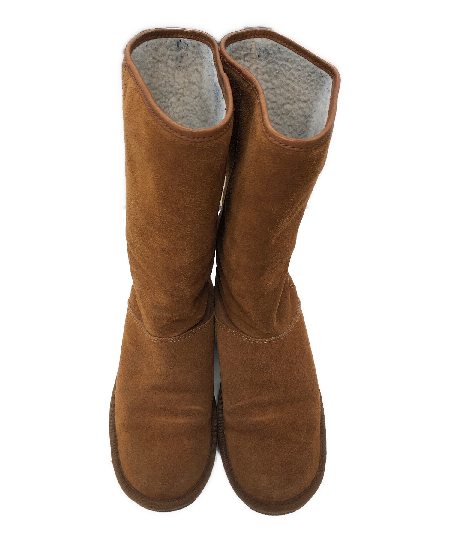 中古・古着通販】COACH (コーチ) ムートンブーツ ブラウン サイズ:23.5