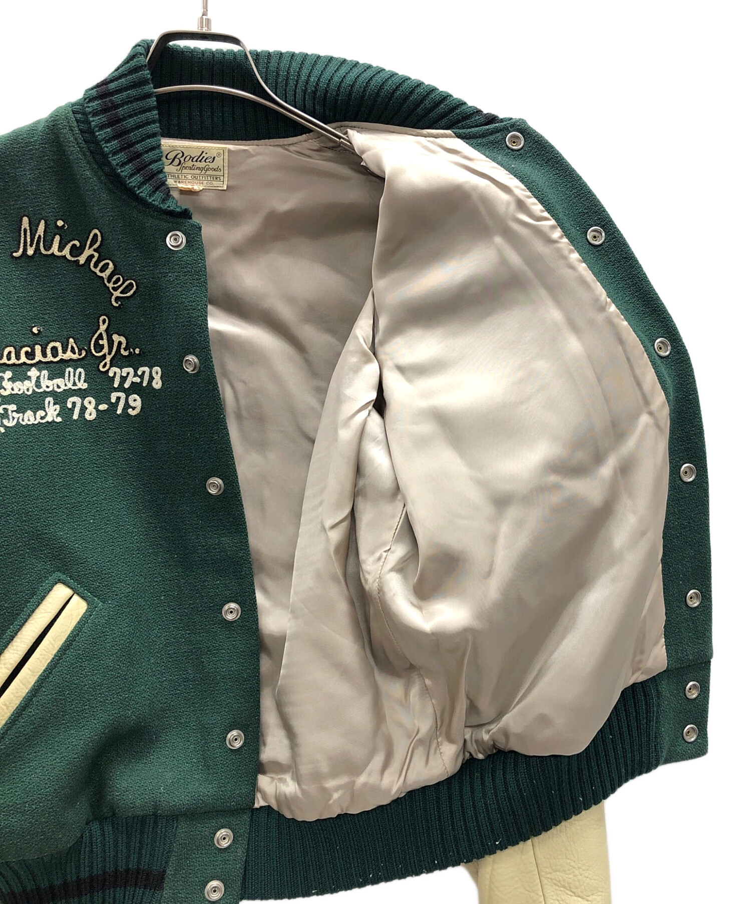 中古・古着通販】WAREHOUSE (ウエアハウス) スタジャン グリーン