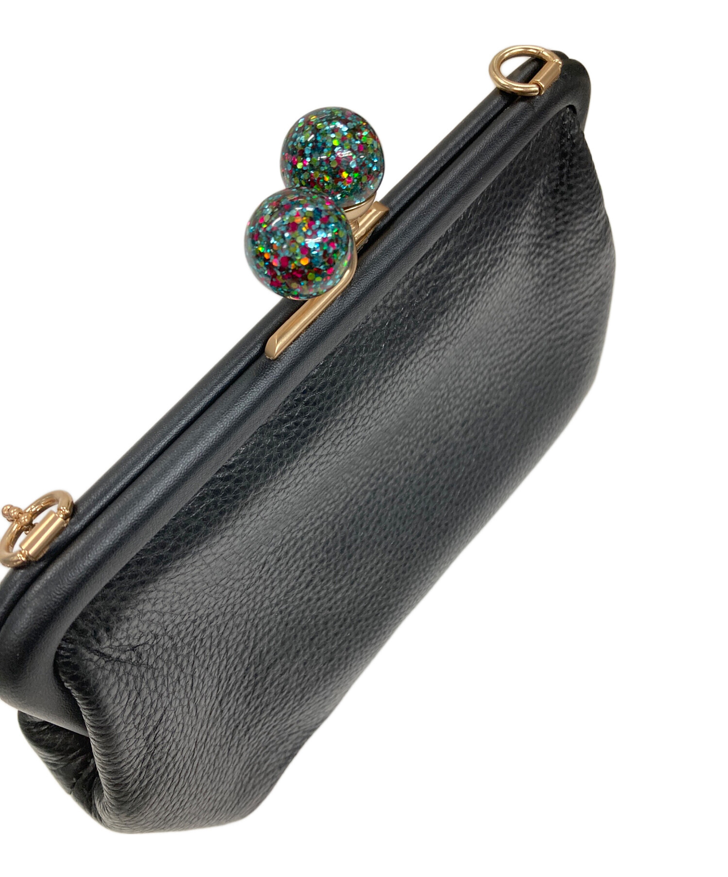 COACH コーチ キスロック がま口 チェーン ショルダーバッグ c1451