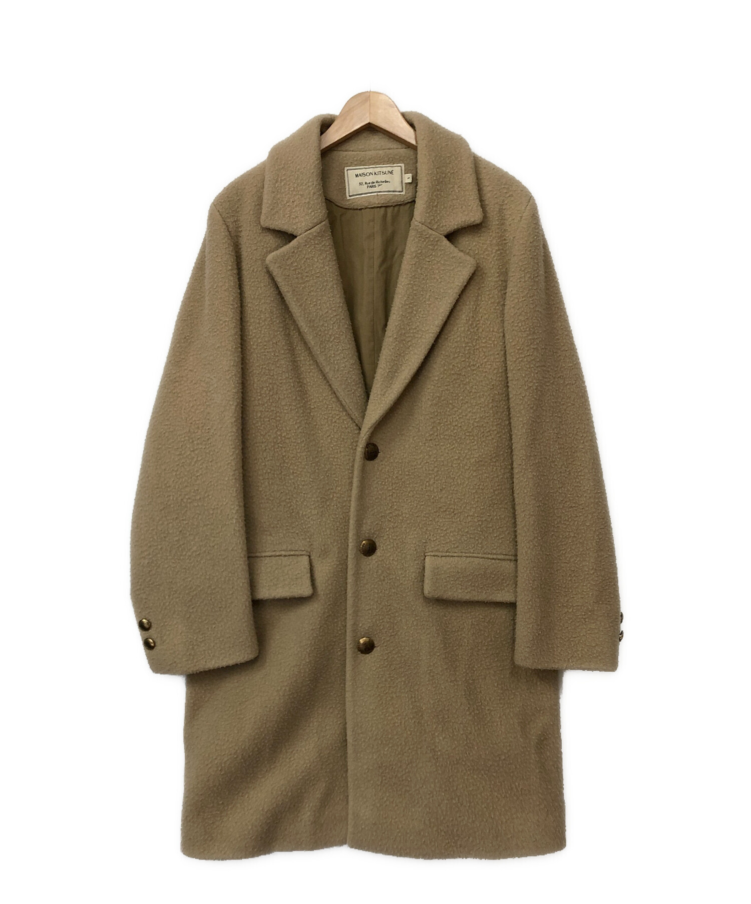 中古・古着通販】maison kitsune (メゾンキツネ) チェスターコート