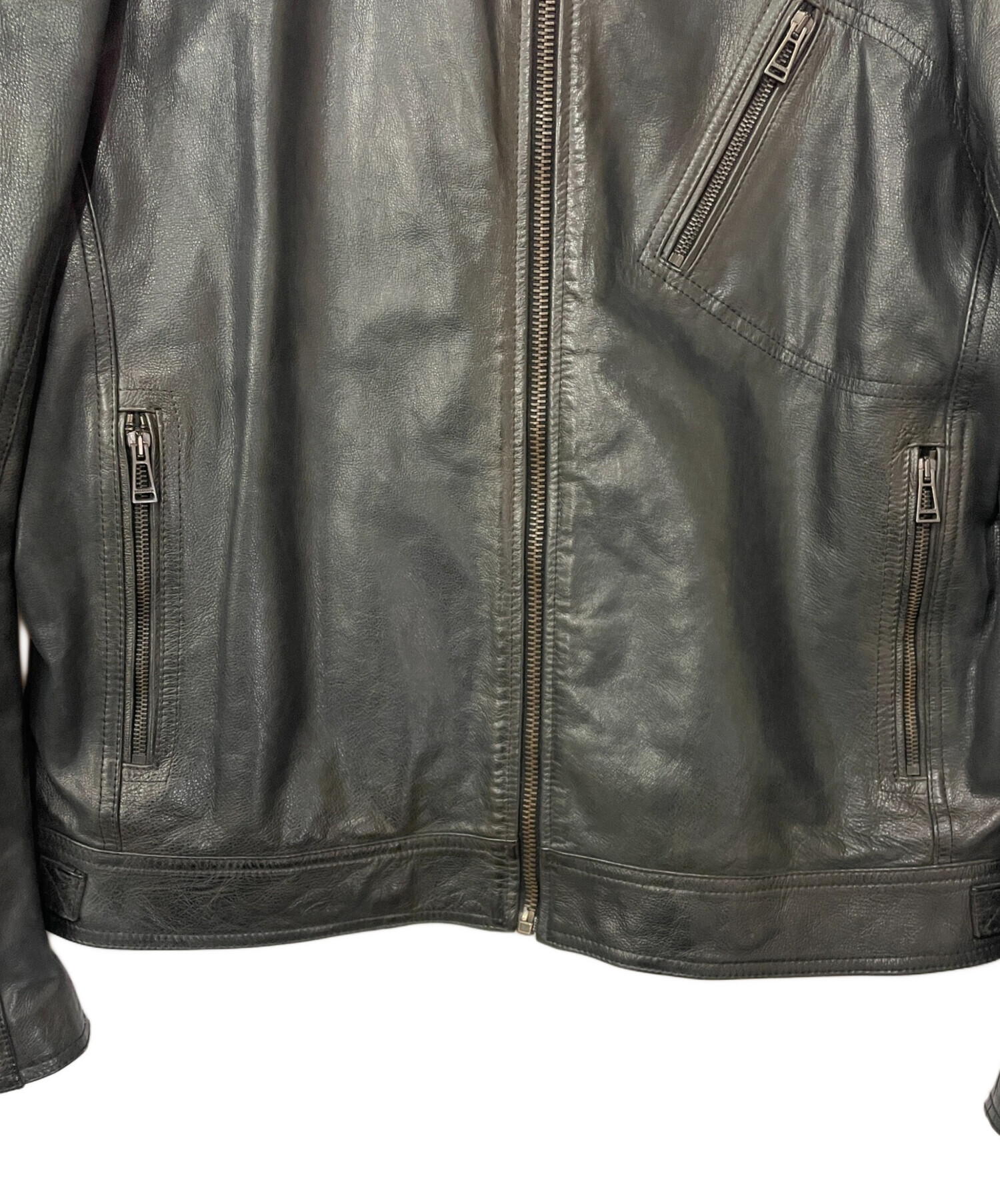 中古・古着通販】BELSTAFF (ベルスタッフ) レザーライダースジャケット