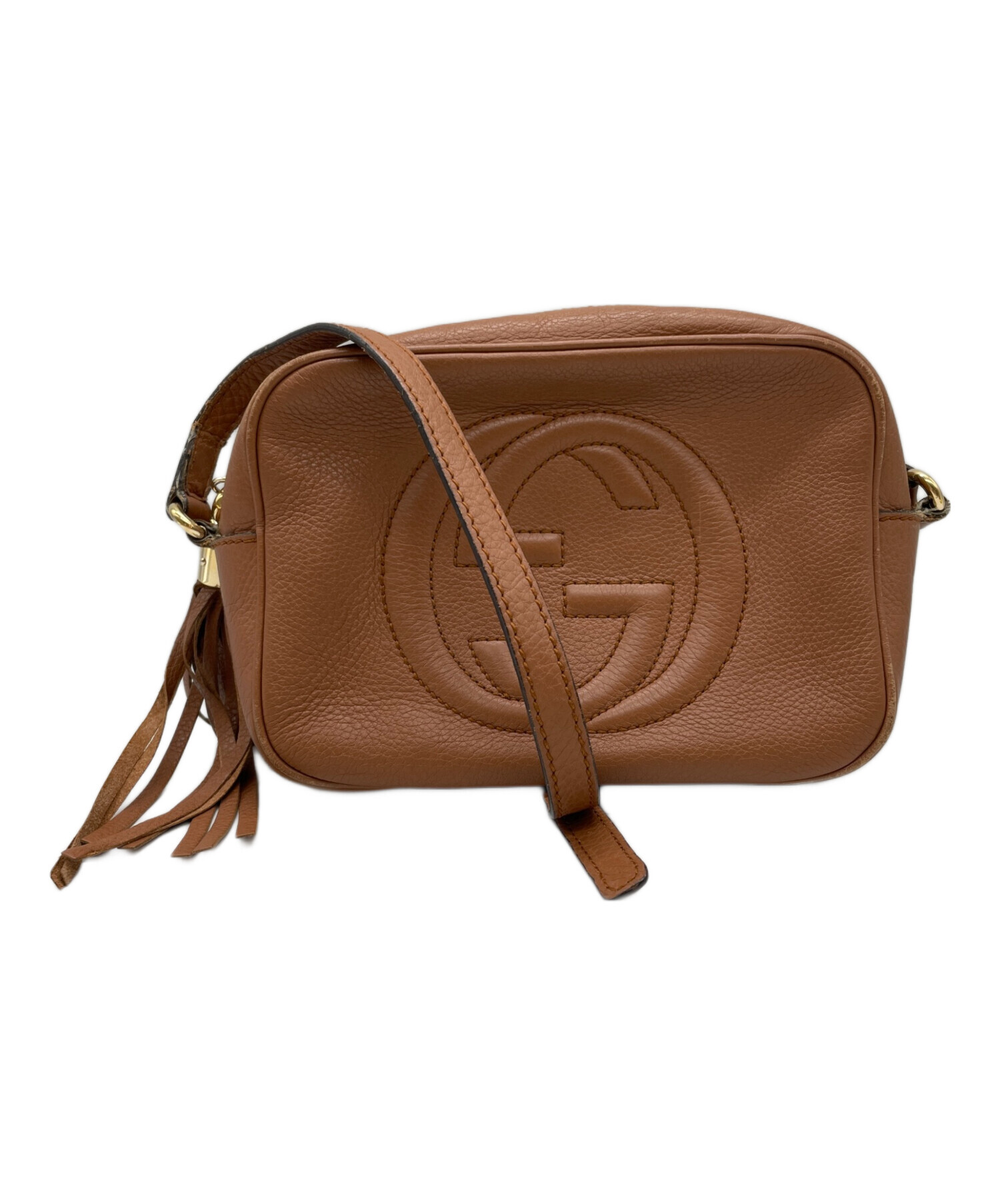 中古・古着通販】GUCCI (グッチ) ショルダーバッグ ブラウン｜ブランド