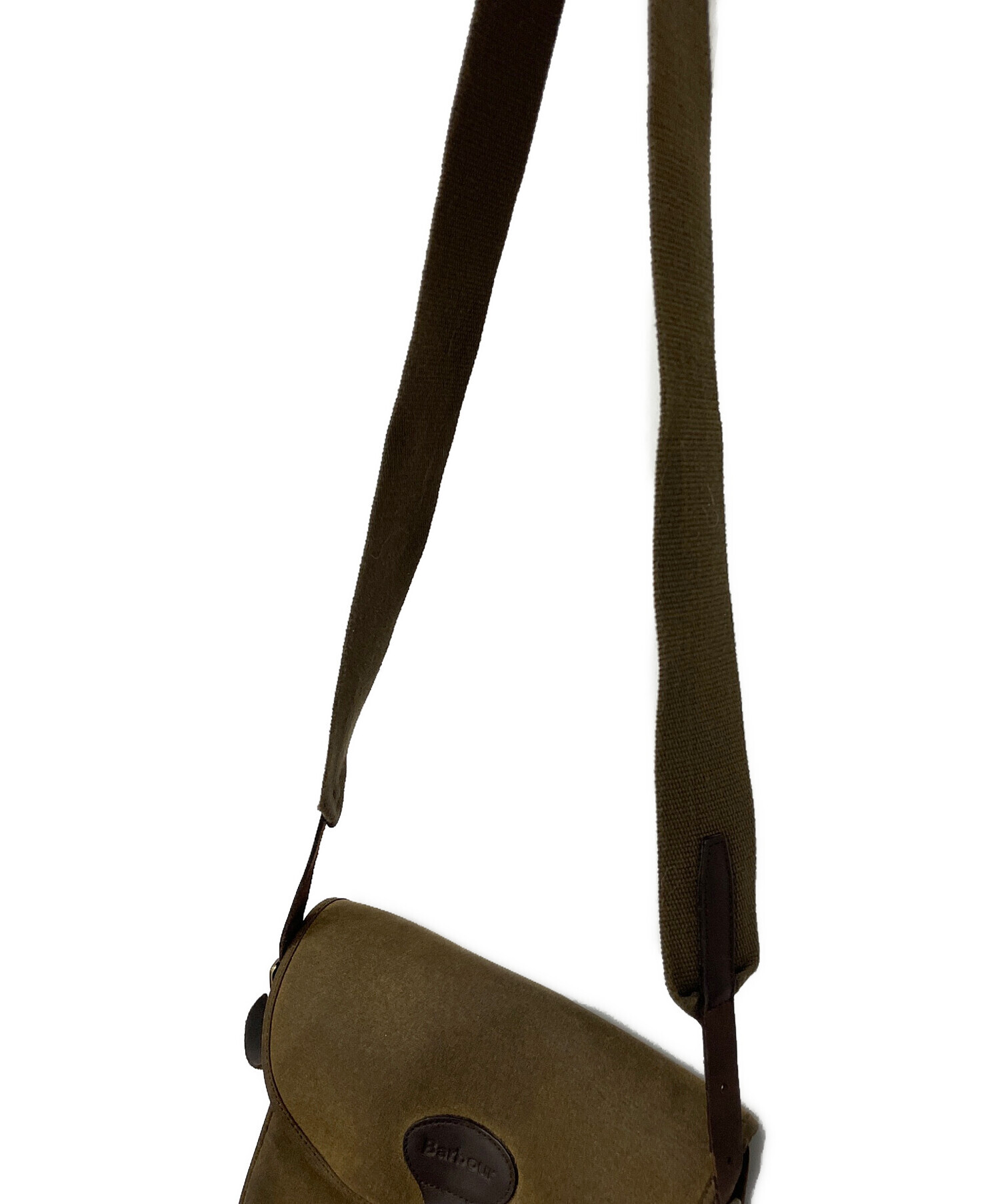 中古・古着通販】Barbour (バブアー) ショルダーバッグ カーキ