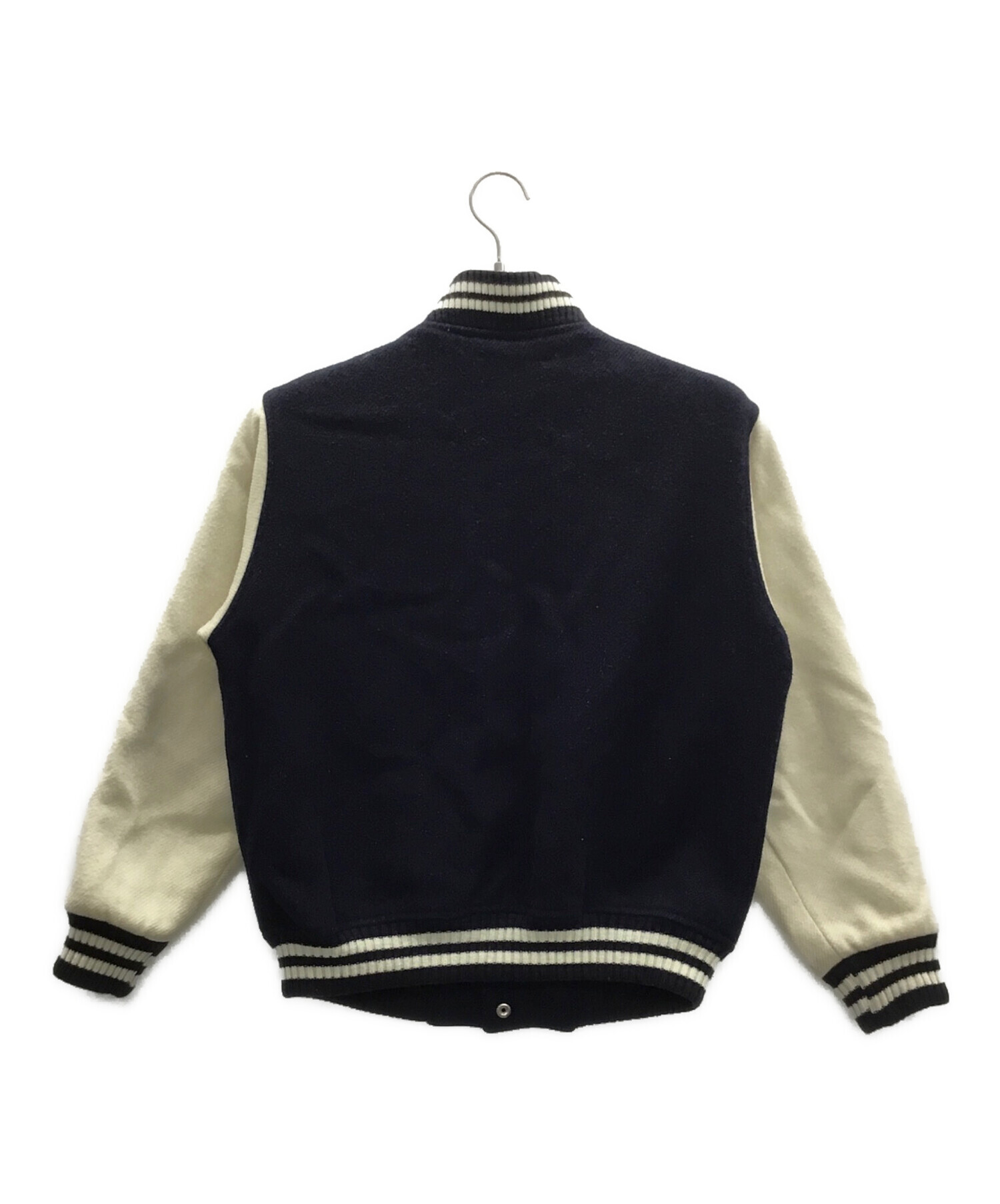 中古・古着通販】McGREGOR (マクレガー) スタジャン ネイビー×ホワイト