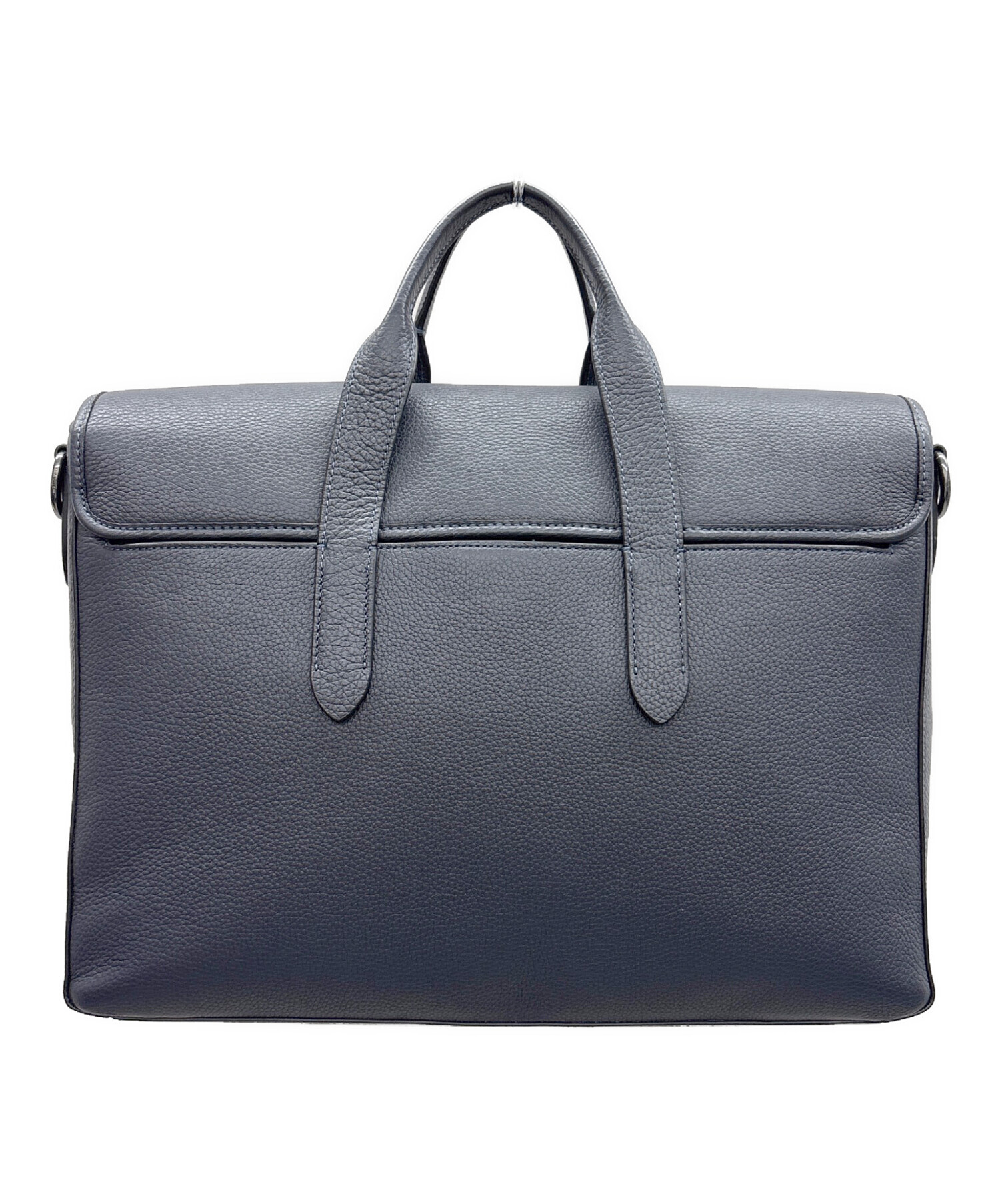 中古・古着通販】COACH (コーチ) ビジネスバッグ ネイビー｜ブランド