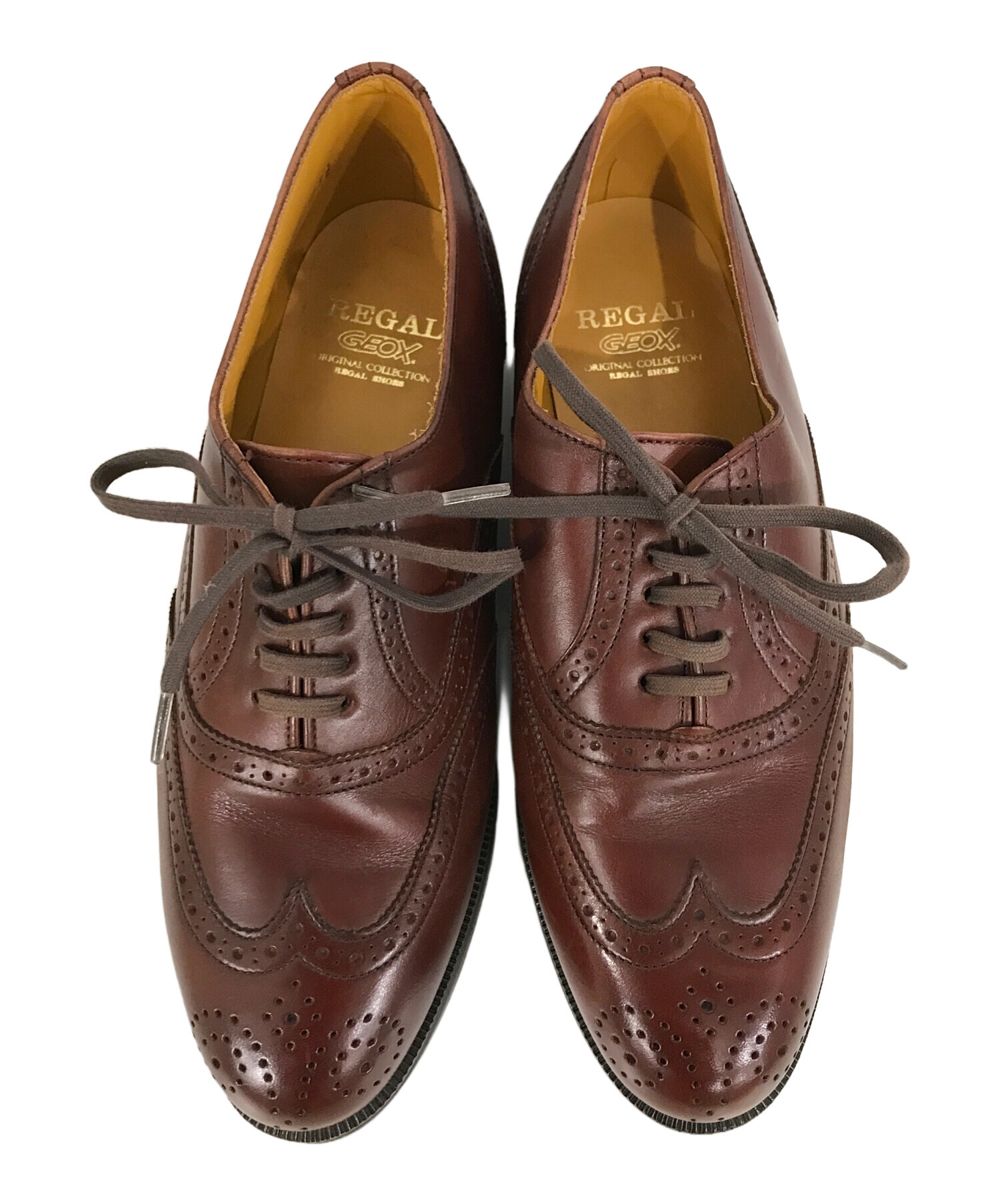 中古・古着通販】REGAL (リーガル) ウィングチップシューズ ブラウン
