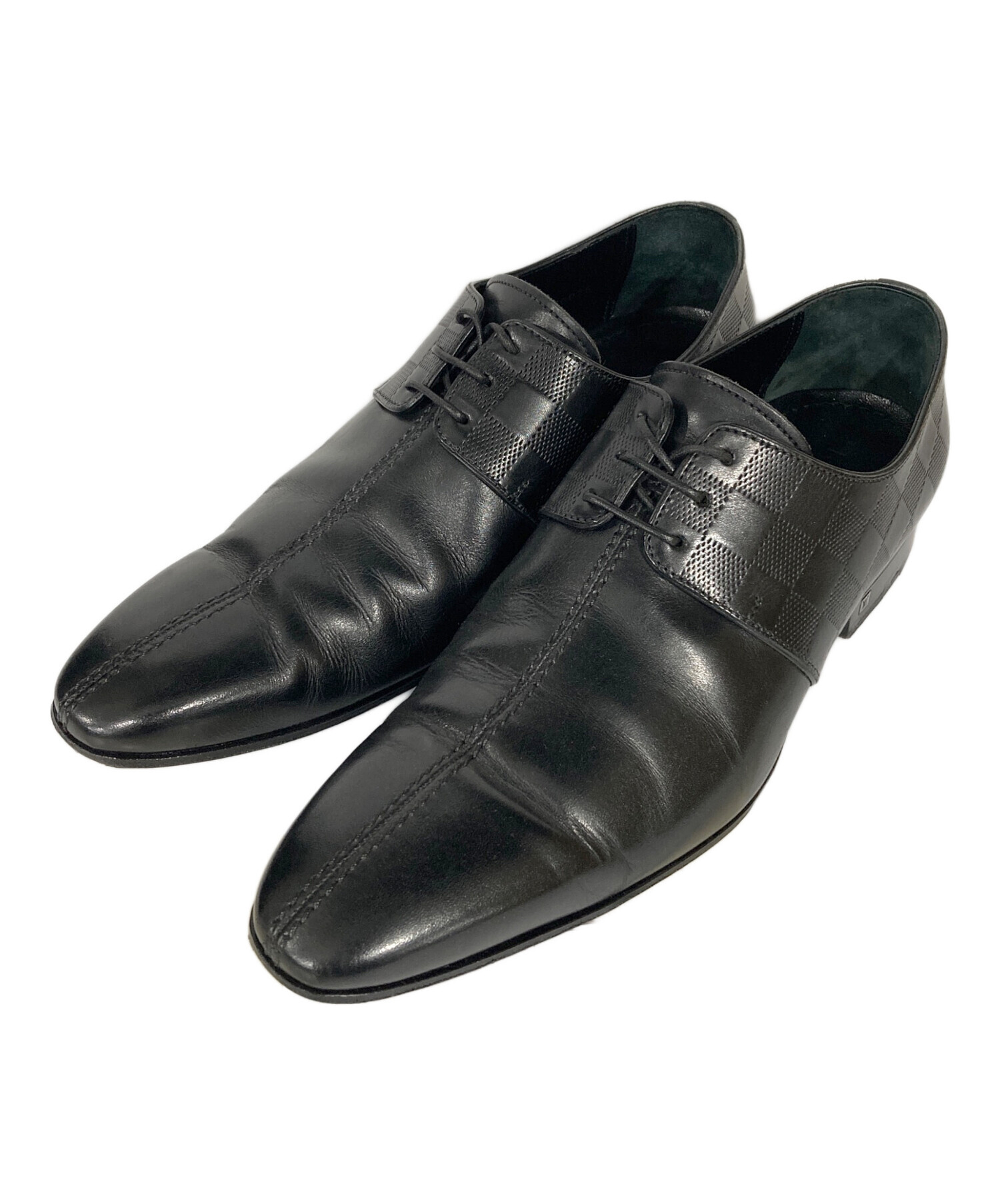 中古・古着通販】LOUIS VUITTON (ルイ ヴィトン) ダミエレザーシューズ