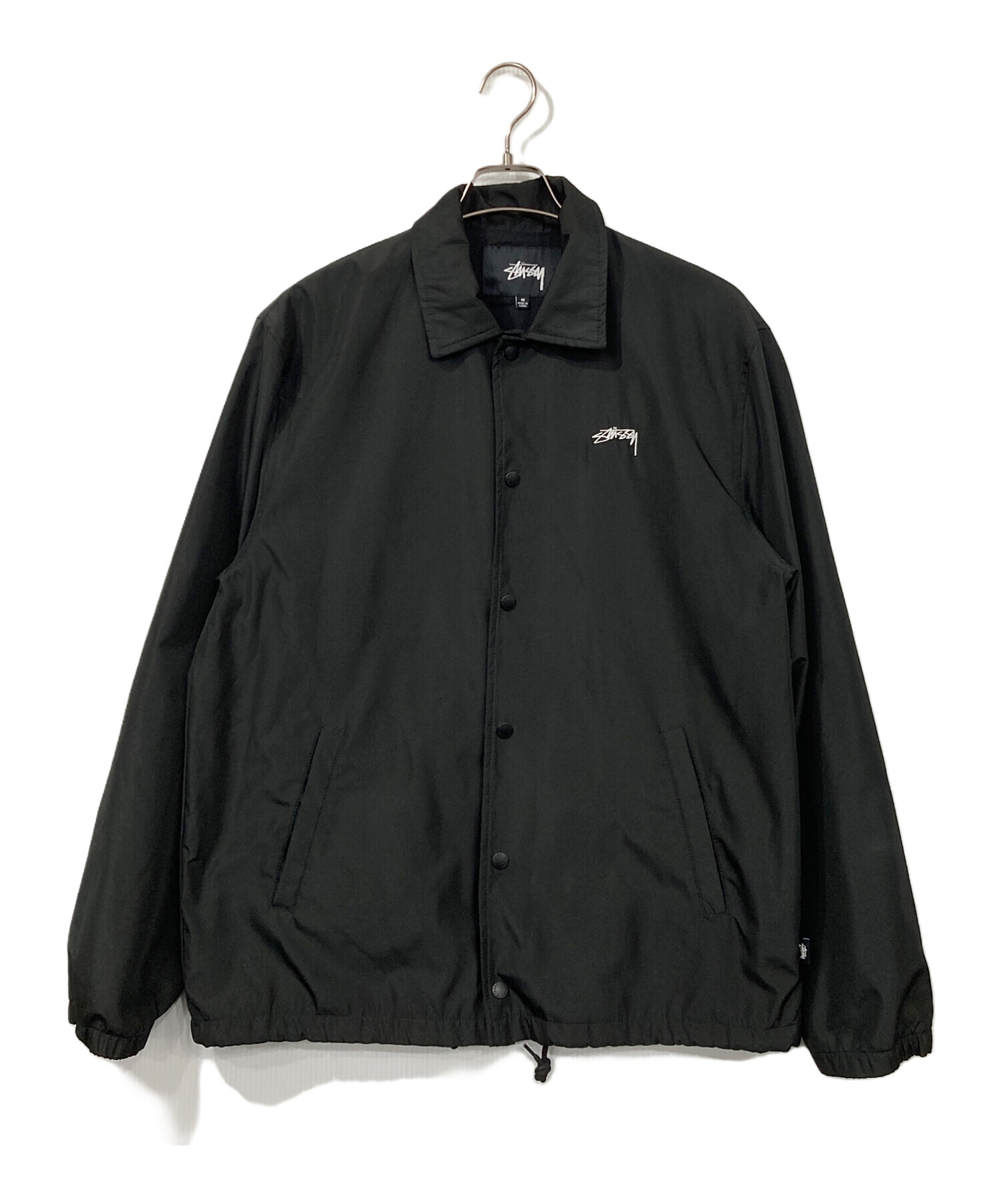 中古・古着通販】stussy (ステューシー) コーチジャケット ブラック