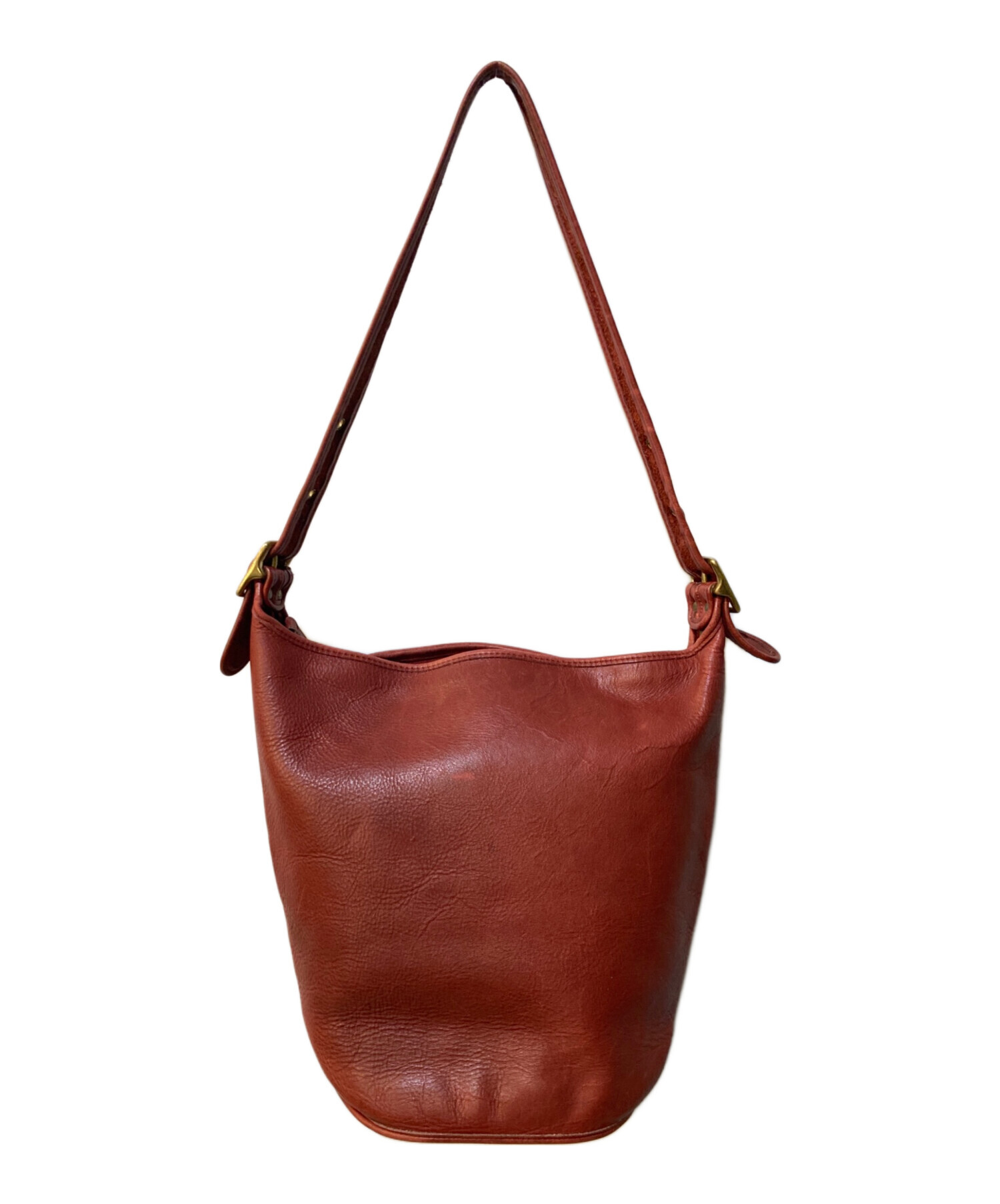 中古・古着通販】COACH (コーチ) バケツ型ショルダーバッグ レッド