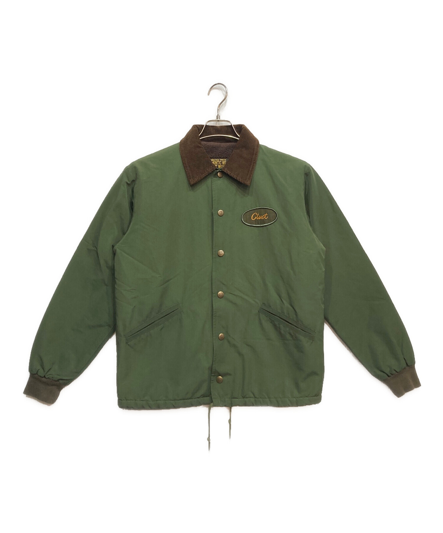 中古・古着通販】CLUCT (クラクト) コーチ ジャケット オリーブ サイズ
