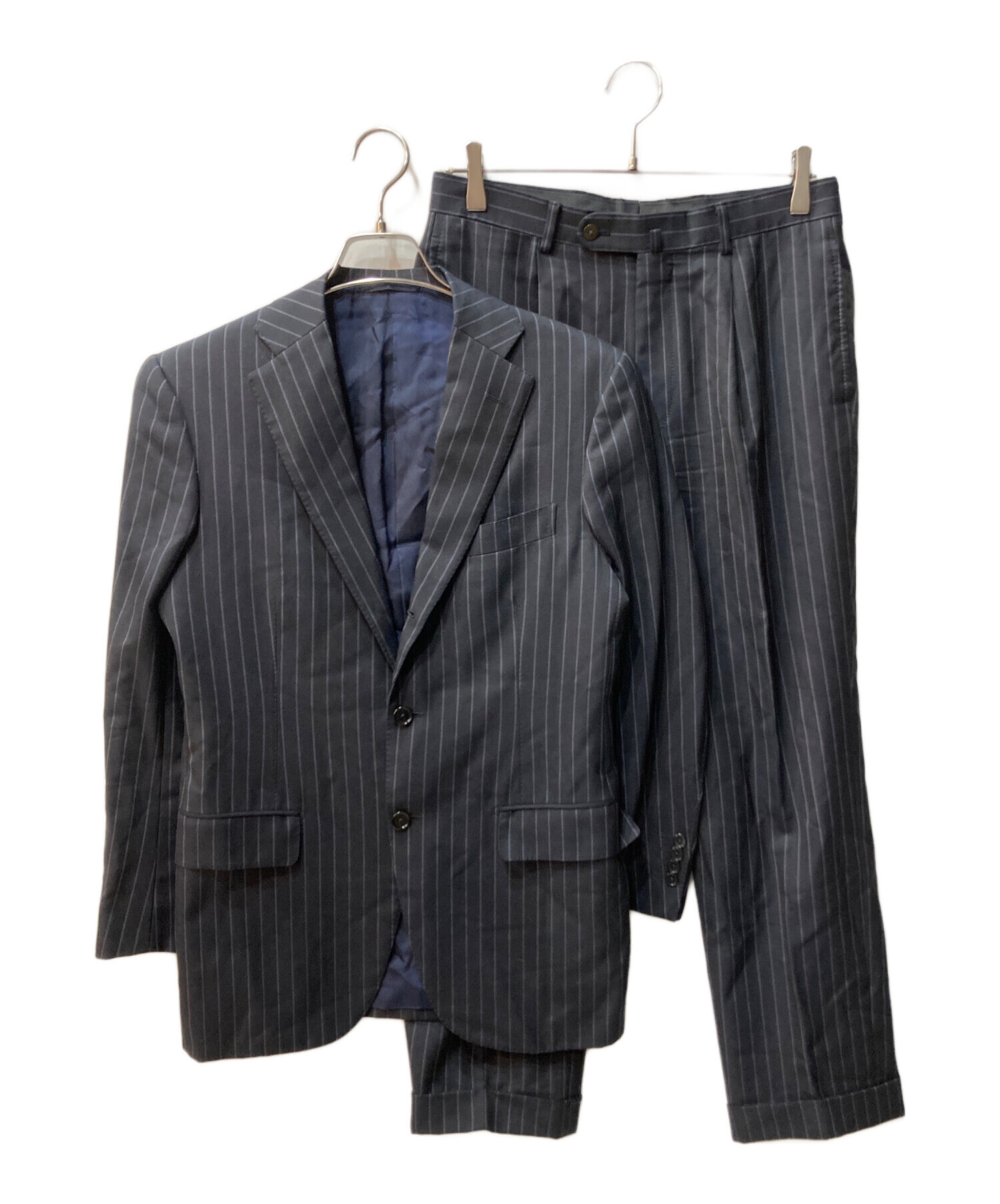 中古・古着通販】BEAMS F (ビームスエフ) ウール カシミヤ ストライプ