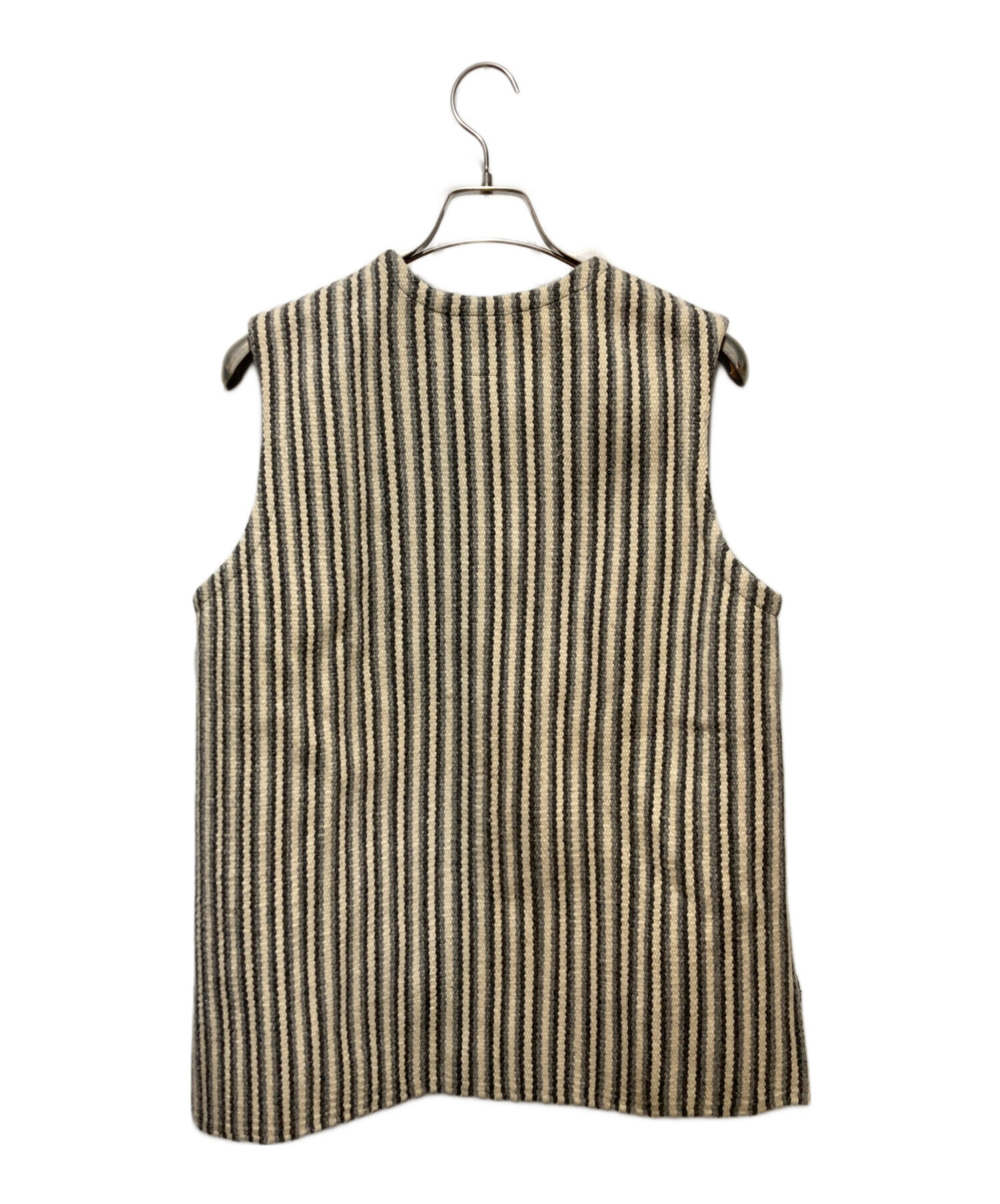 中古・古着通販】ORTEGA's (オルテガ) ストライプ柄 チマヨ ベスト