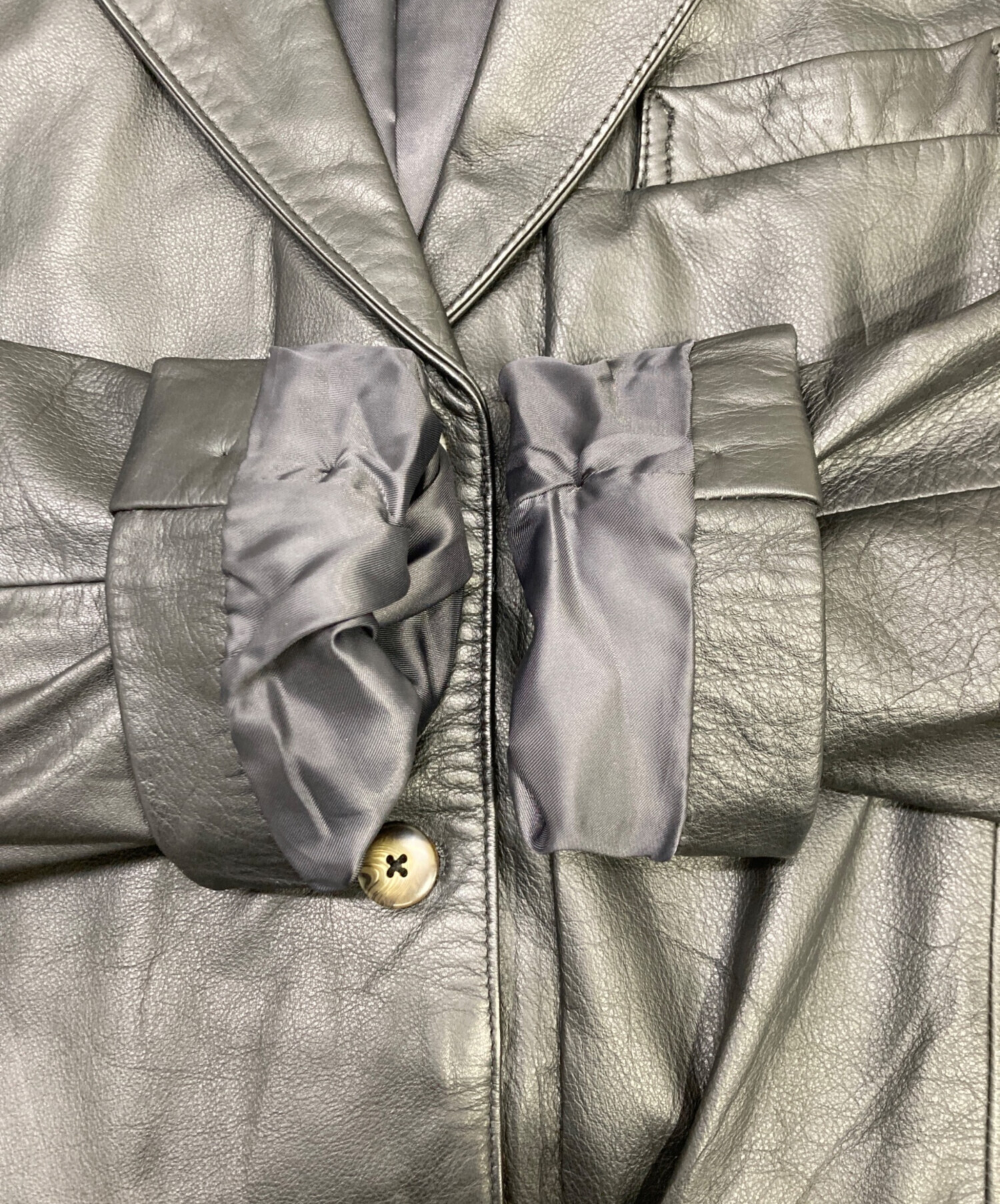 中古・古着通販】MICHIKO LONDON (ミチコロンドン) レザージャケット