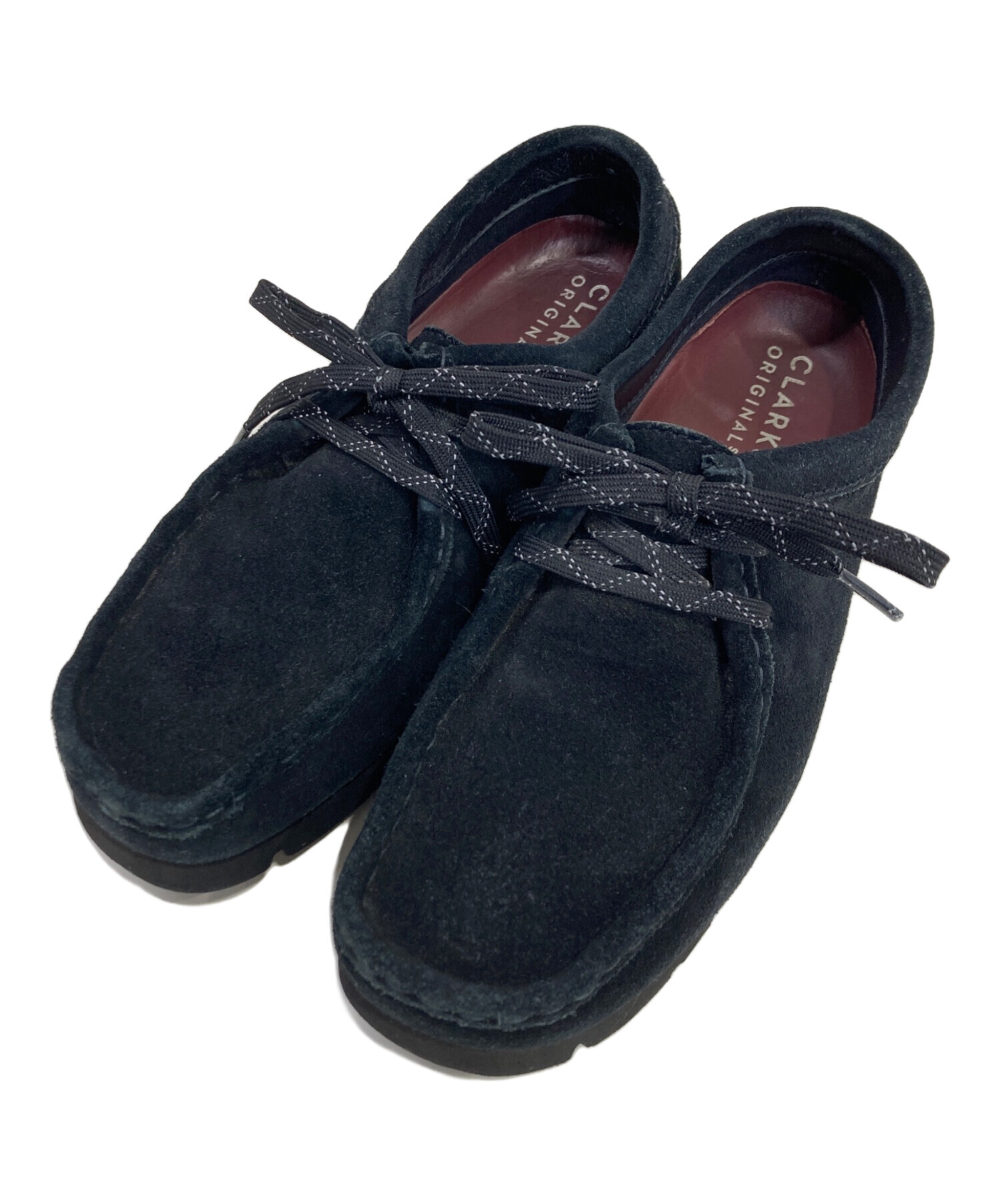 中古・古着通販】CLARKS (クラークス) ワラビーシューズ ブラック