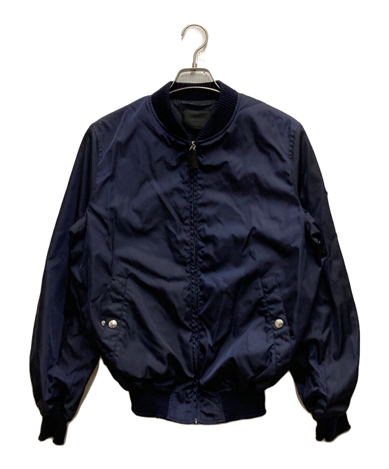 中古・古着通販】PRADA (プラダ) ナイロンボンバージャケット ネイビー
