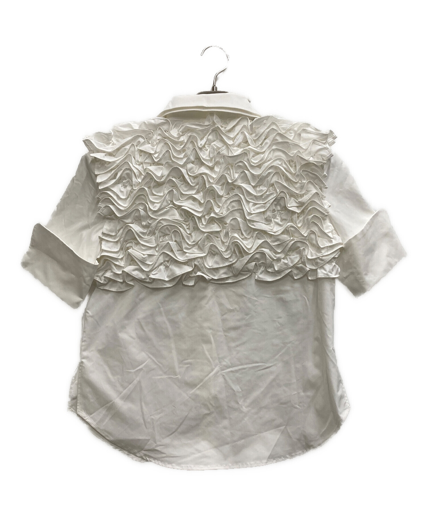 中古・古着通販】Bibiy. (ビビィ) ARIEL FRILL BLOUSE ホワイト サイズ