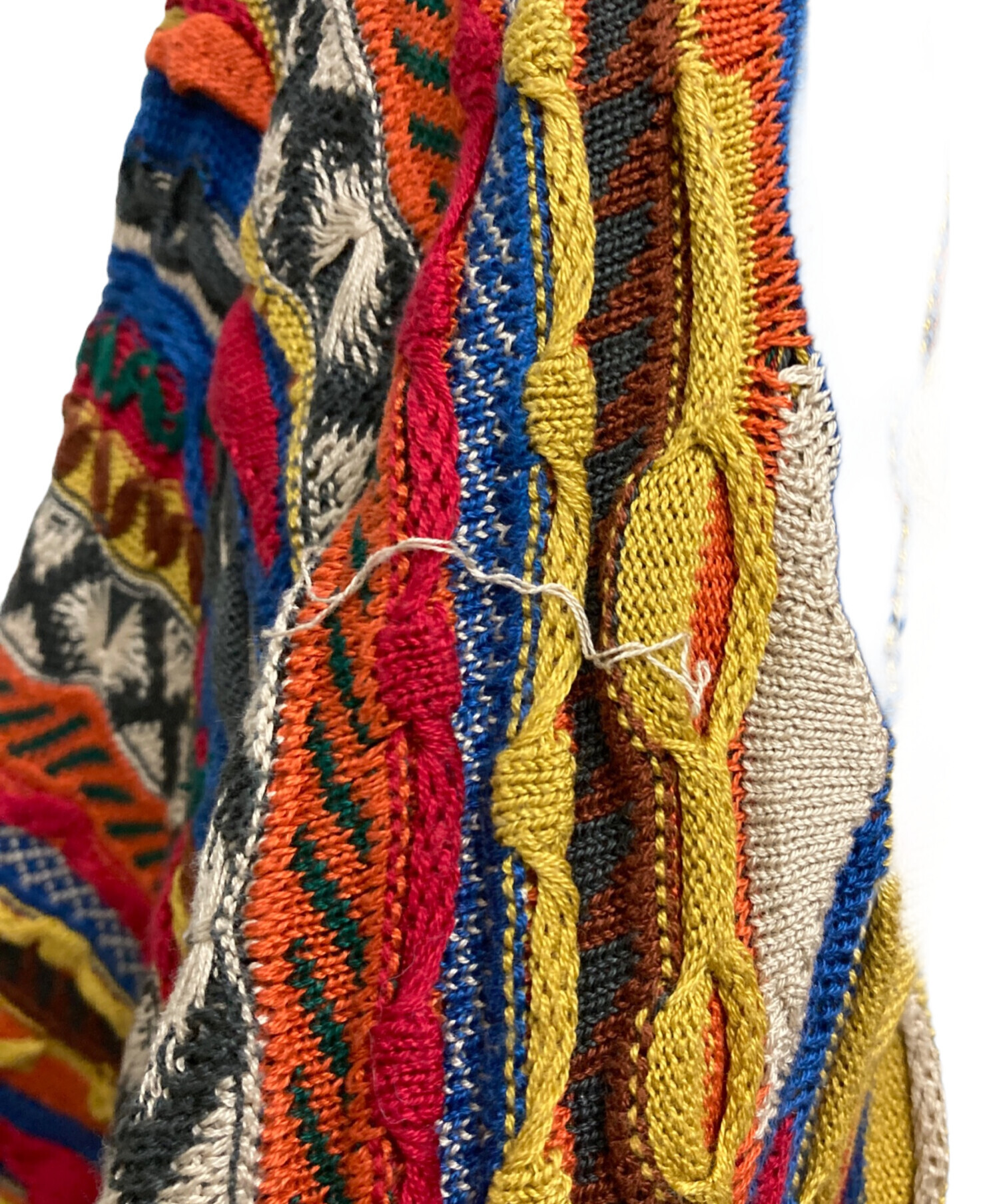 中古・古着通販】Coogi (クージー) 3Dケーブルニット マルチカラー