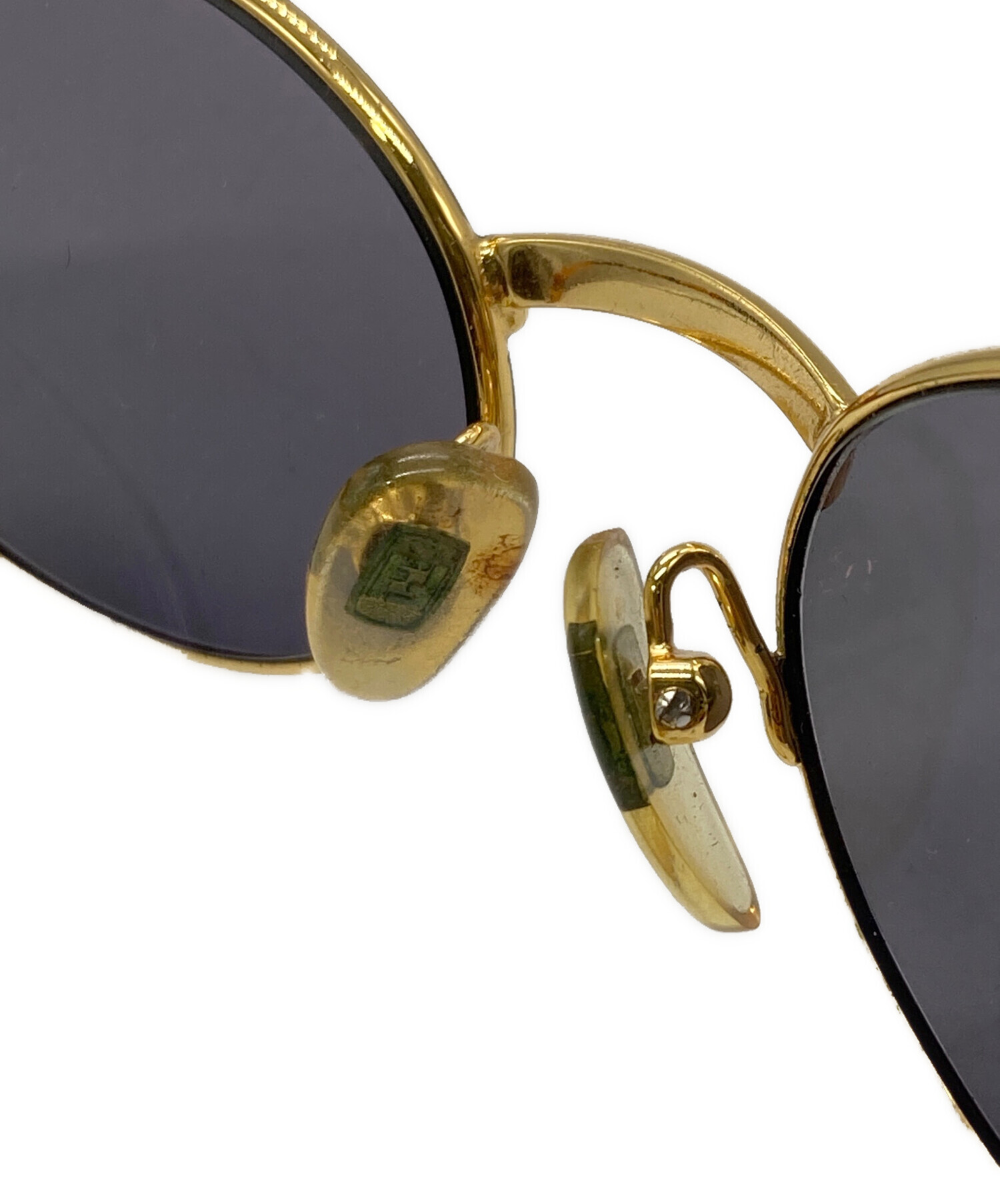 中古・古着通販】FENDI (フェンディ) オーバルサングラス ブラウン