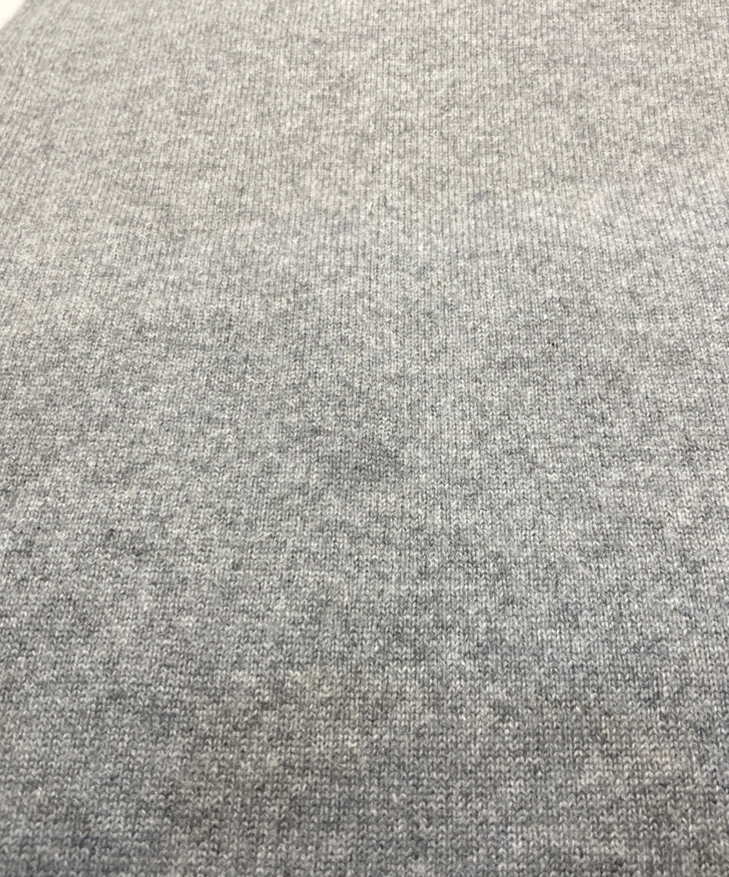 中古・古着通販】CHANEL (シャネル) カシミヤフリンジマフラー グレー