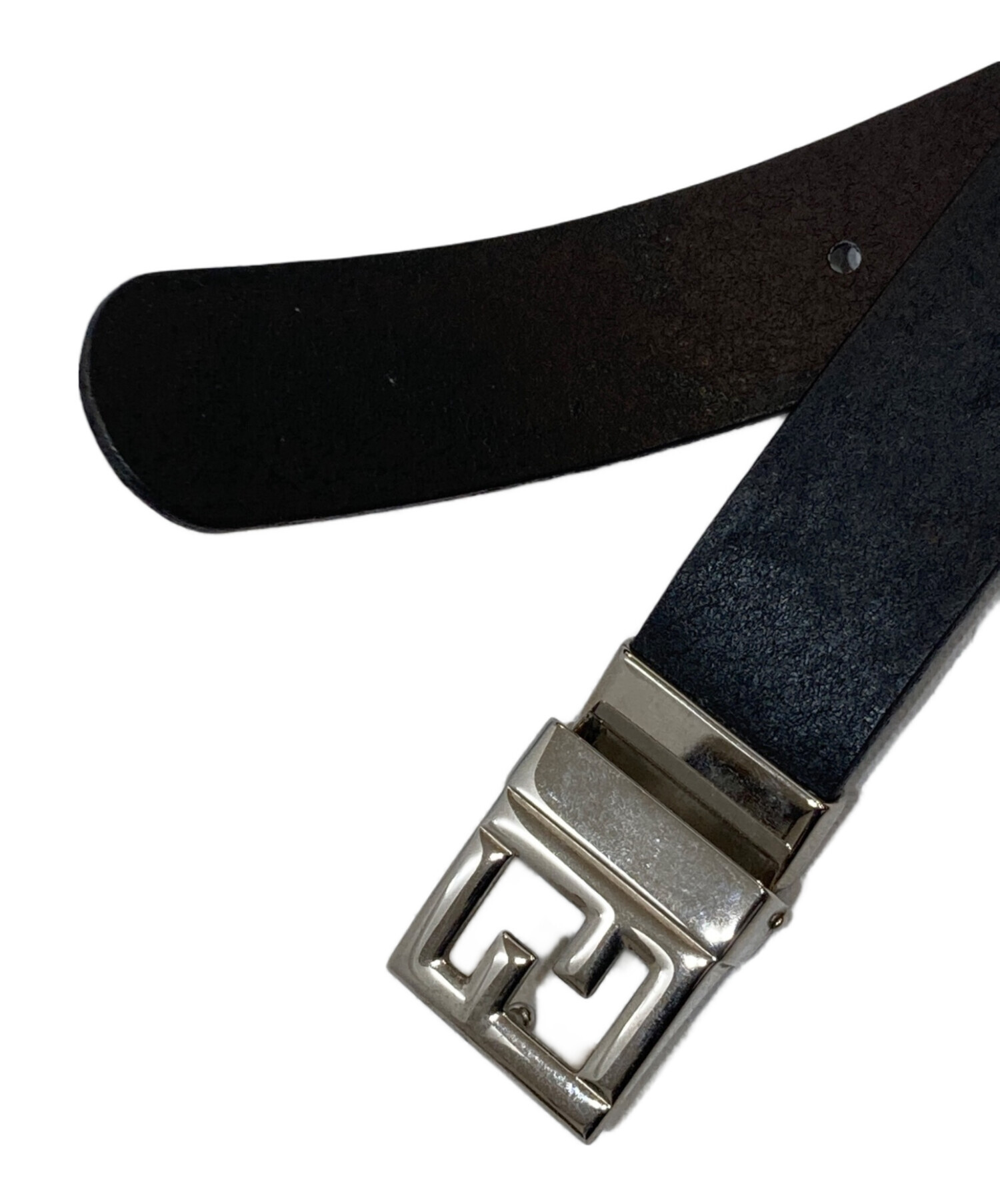 中古・古着通販】FENDI (フェンディ) ズッカロゴバックルレザーベルト