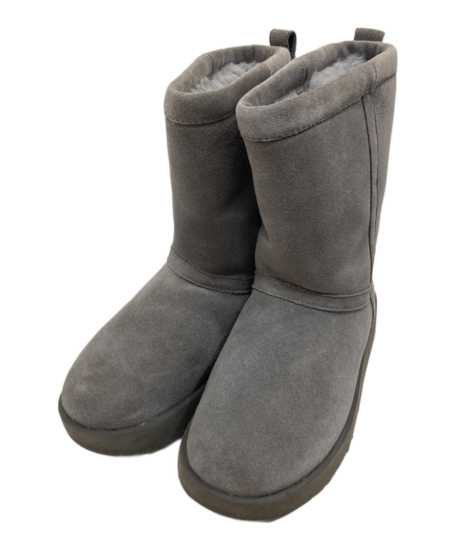 中古・古着通販】UGG (アグ) ムートンブーツ グレー サイズ:22cm