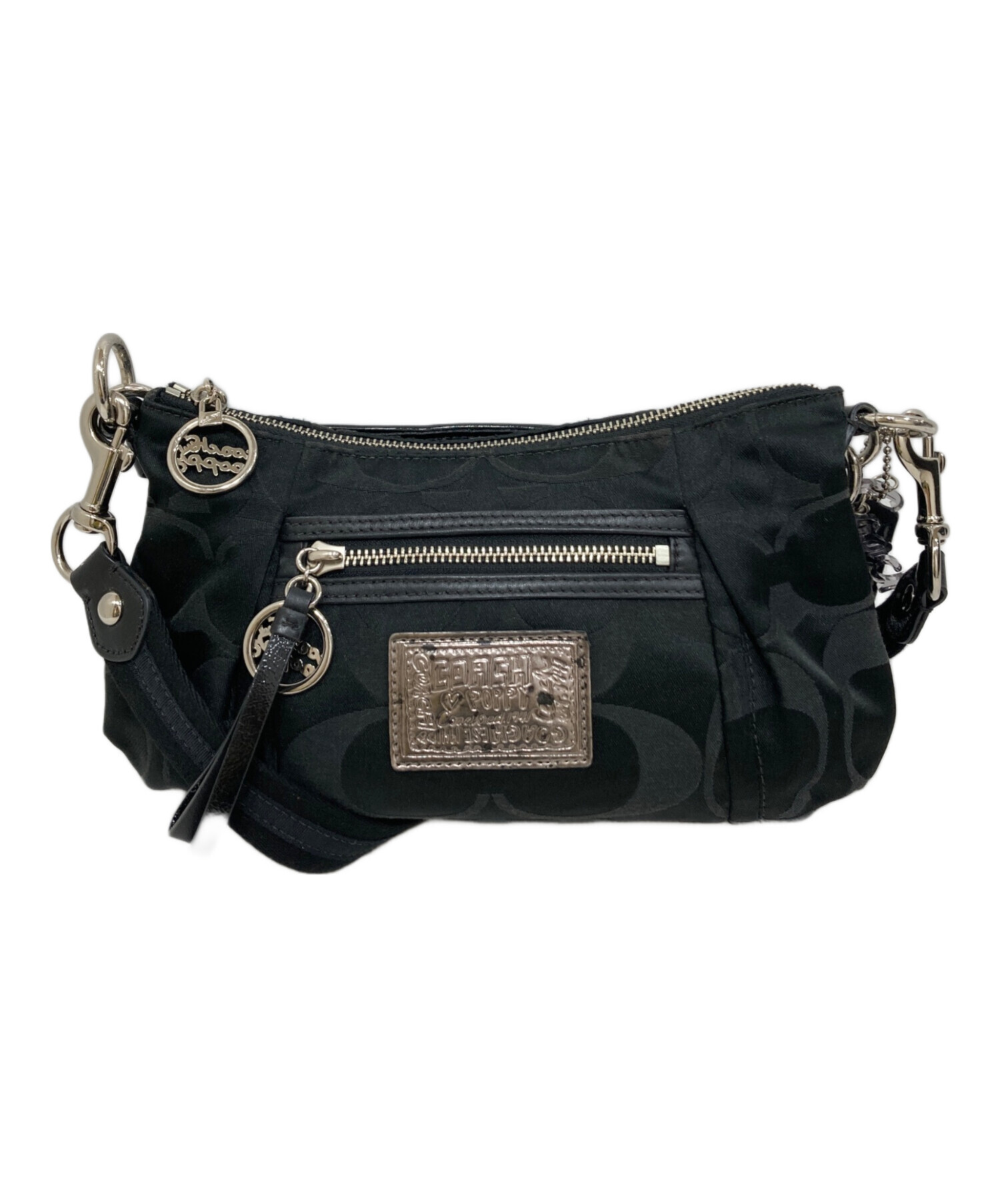 中古・古着通販】COACH (コーチ) ポピー シグネチャー 2way ショルダー