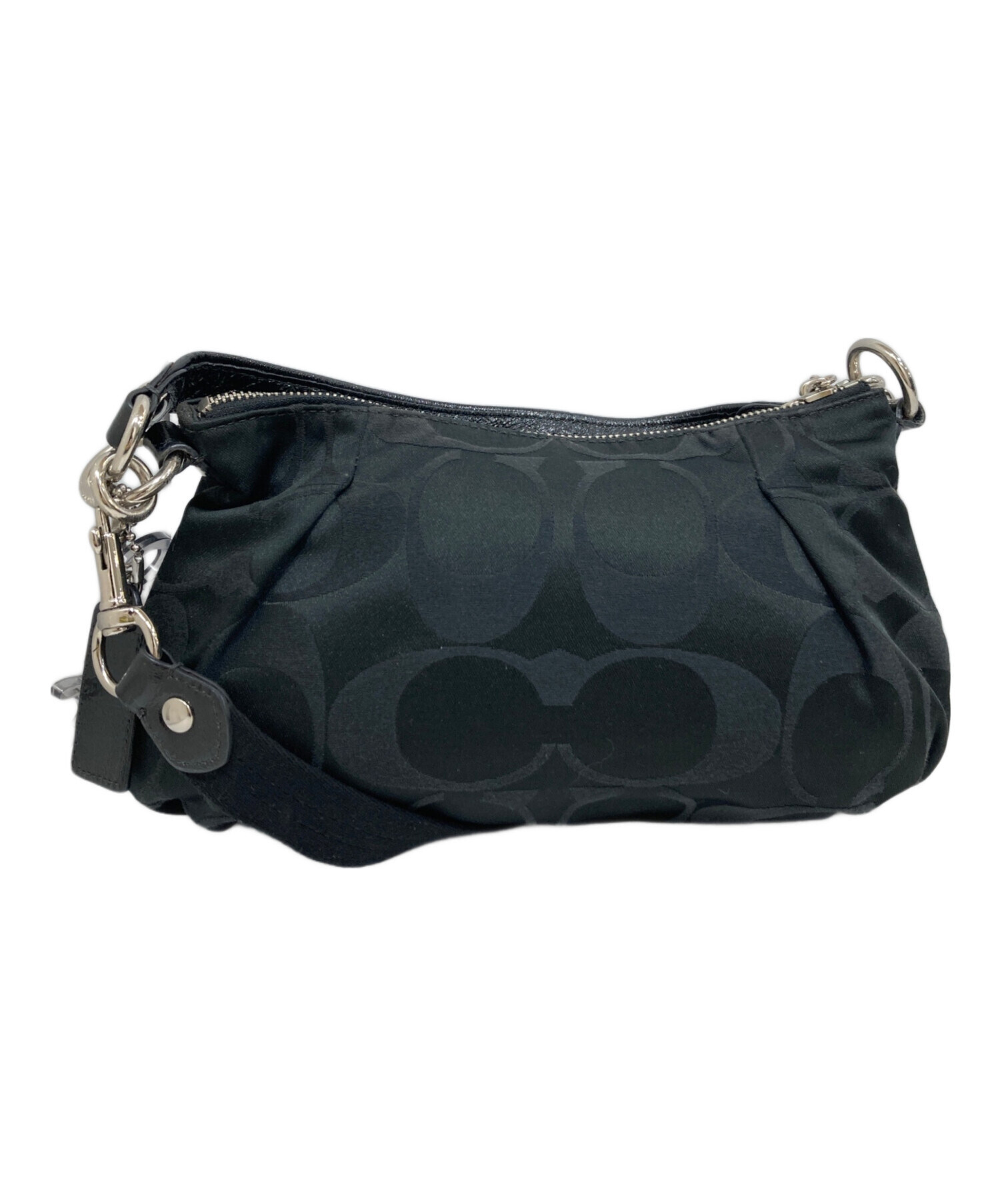 中古・古着通販】COACH (コーチ) ポピー シグネチャー 2way ショルダー