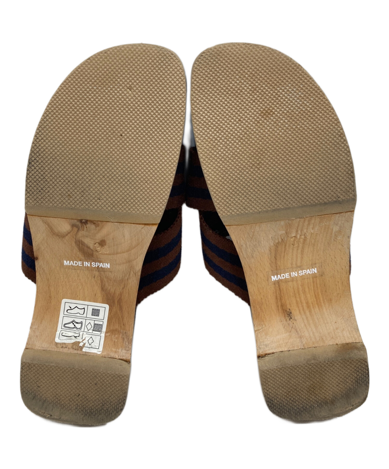 中古・古着通販】HERMES (エルメス) フールトゥ ウッドソールサンダル