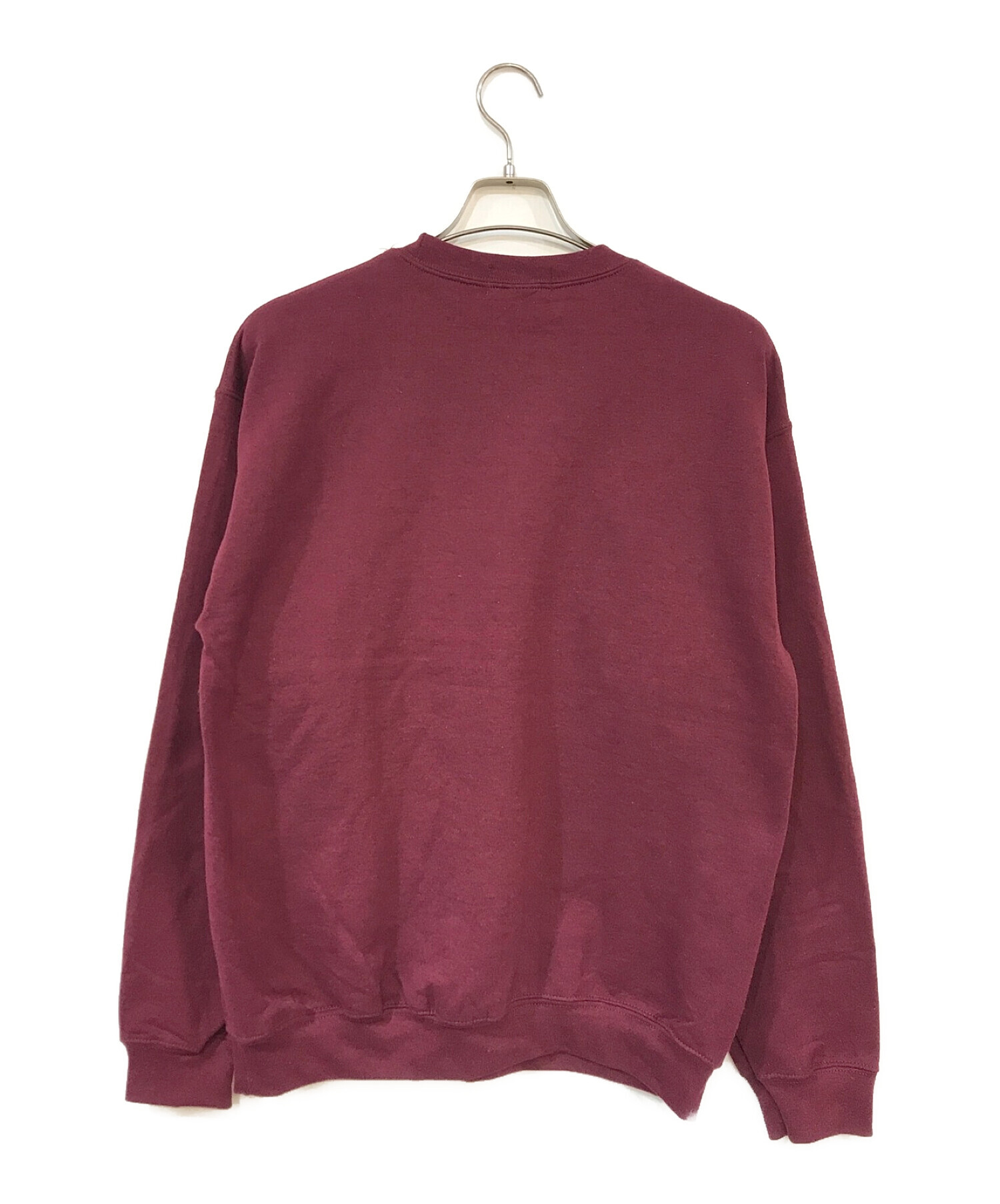 中古・古着通販】DELUXE (デラックス) プリントスウェット ワイン