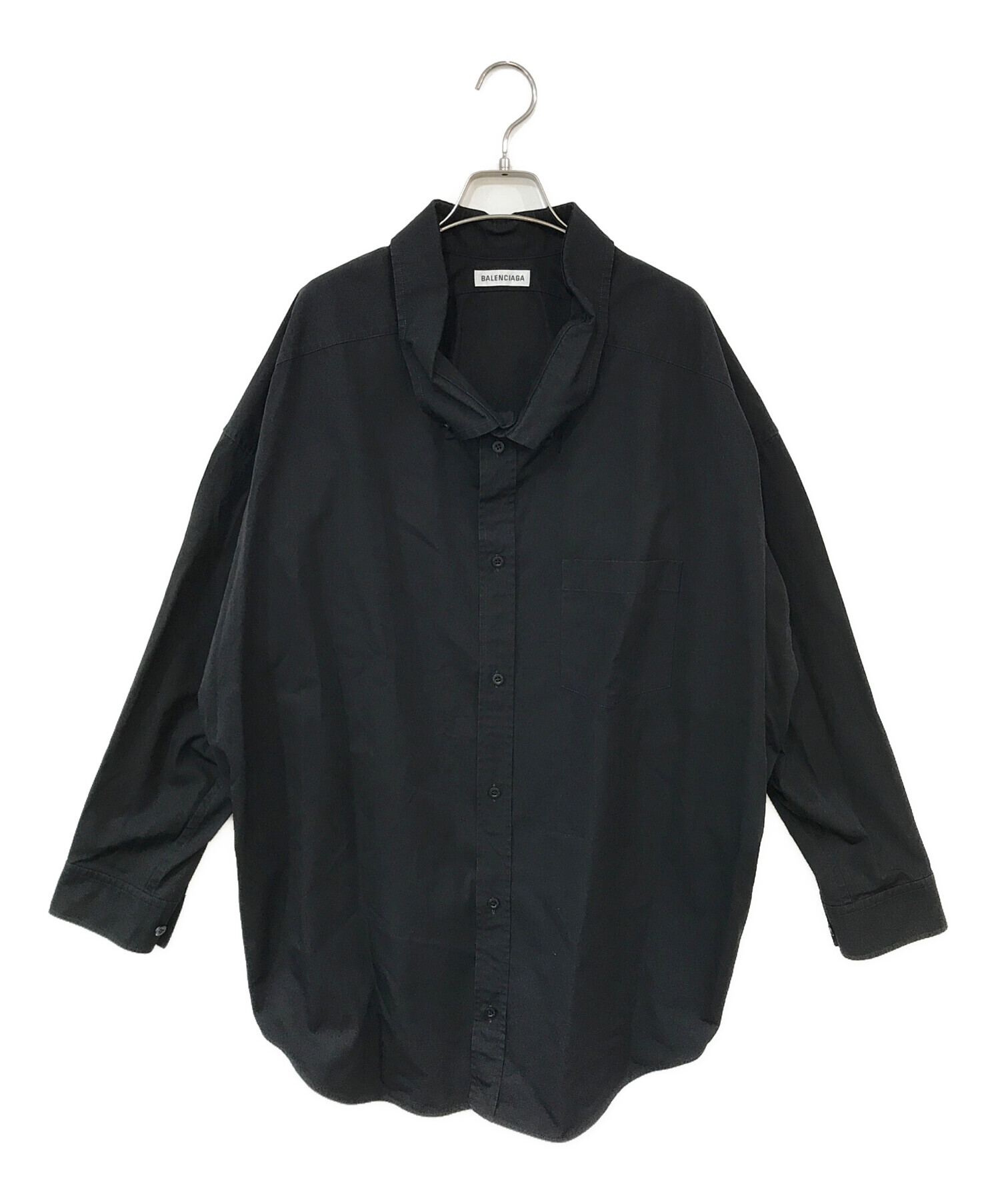 中古・古着通販】BALENCIAGA (バレンシアガ) バックロゴ ボタンダウン