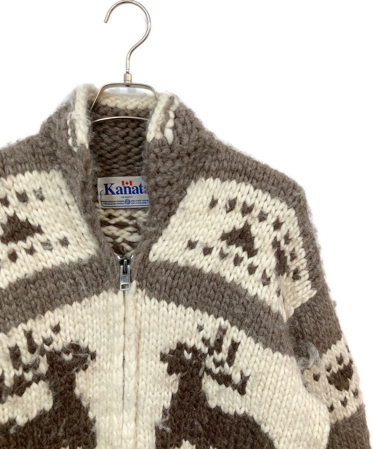 中古・古着通販】KANATA (カナタ) トナカイ柄カウチンニット