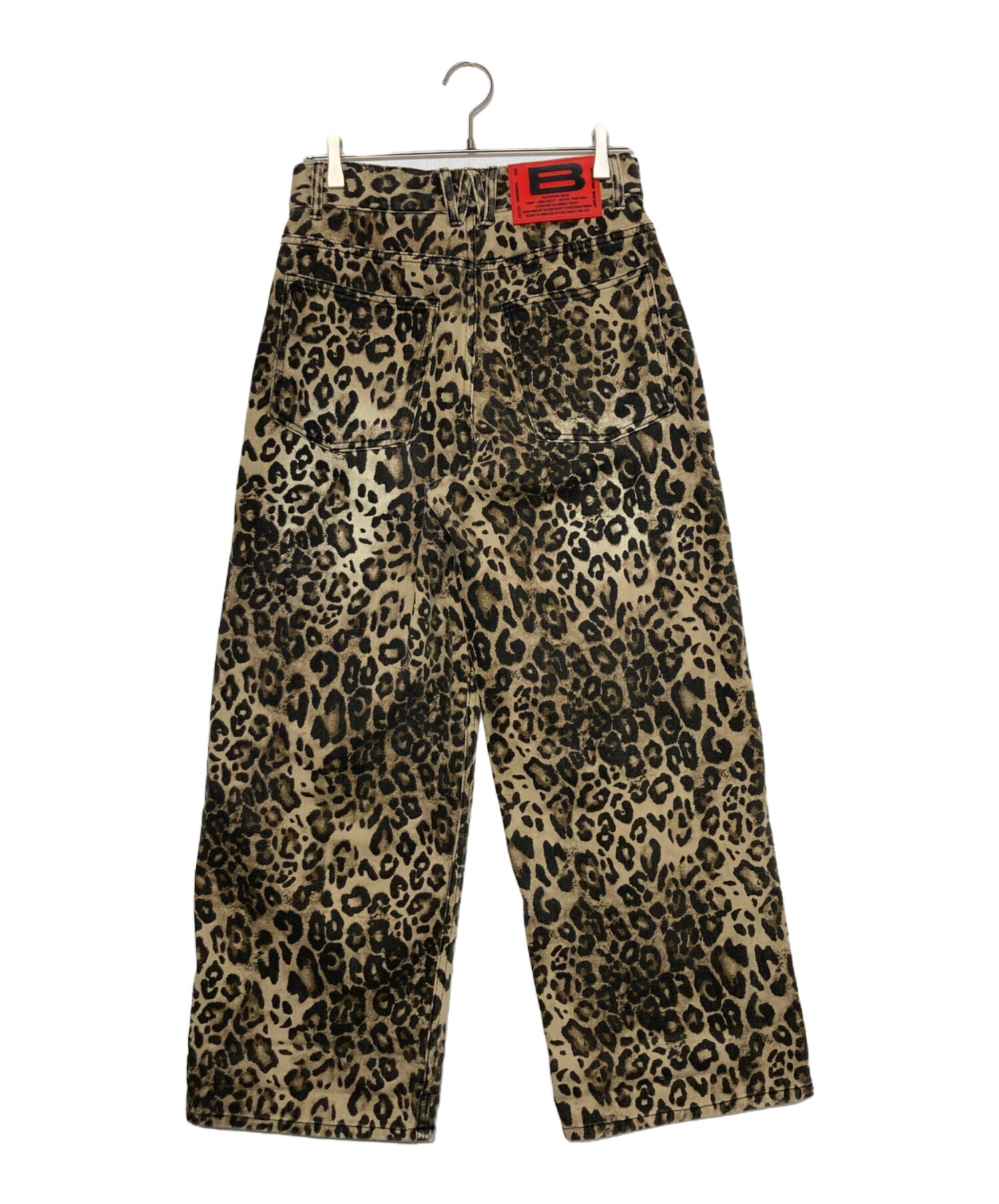 中古・古着通販】BEEDEN (ビーデン) LEOPARD PRINT WIDE STRAIGHT