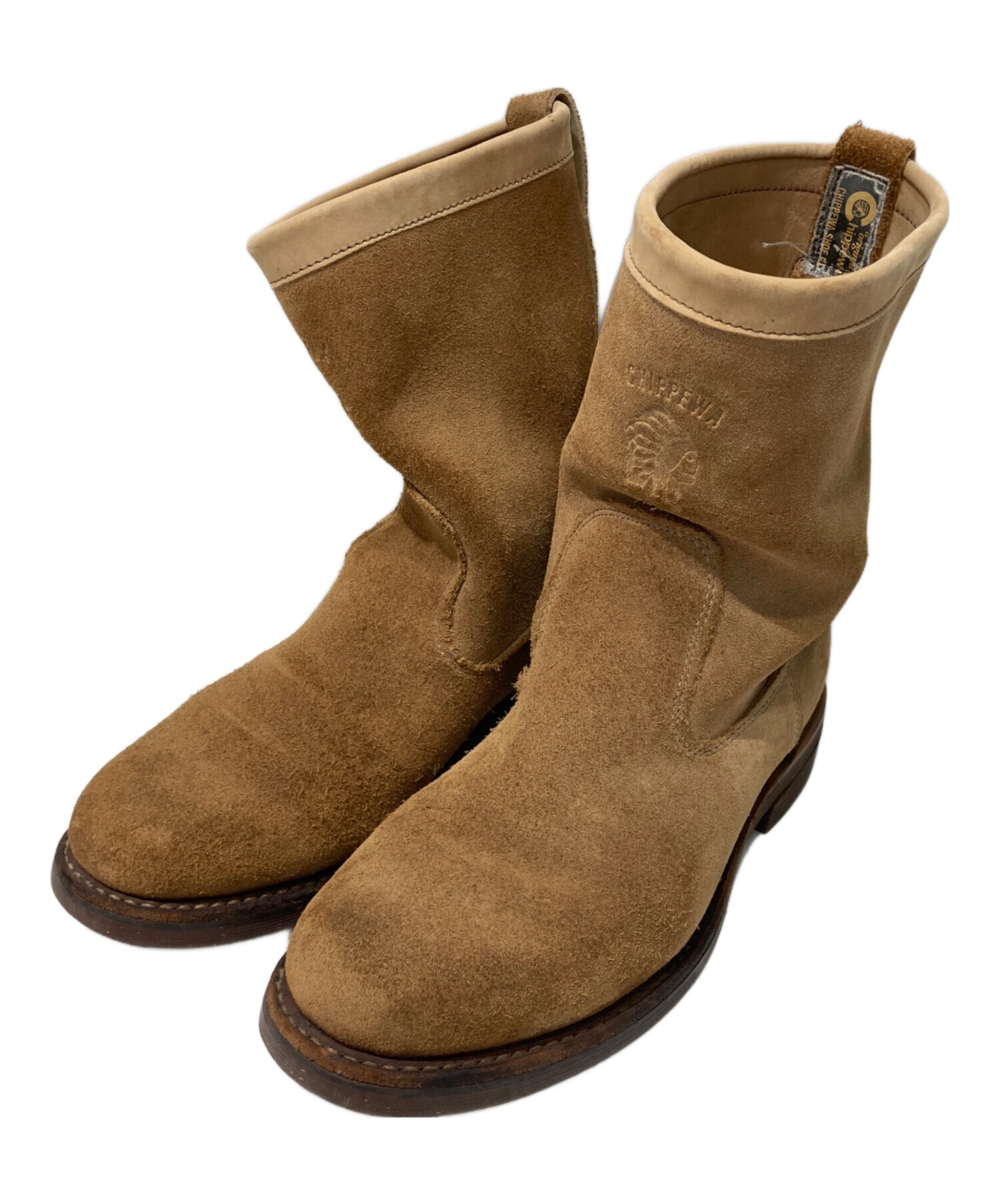 中古・古着通販】CHIPPEWA (チペワ) スウェードペコスブーツ ブラウン
